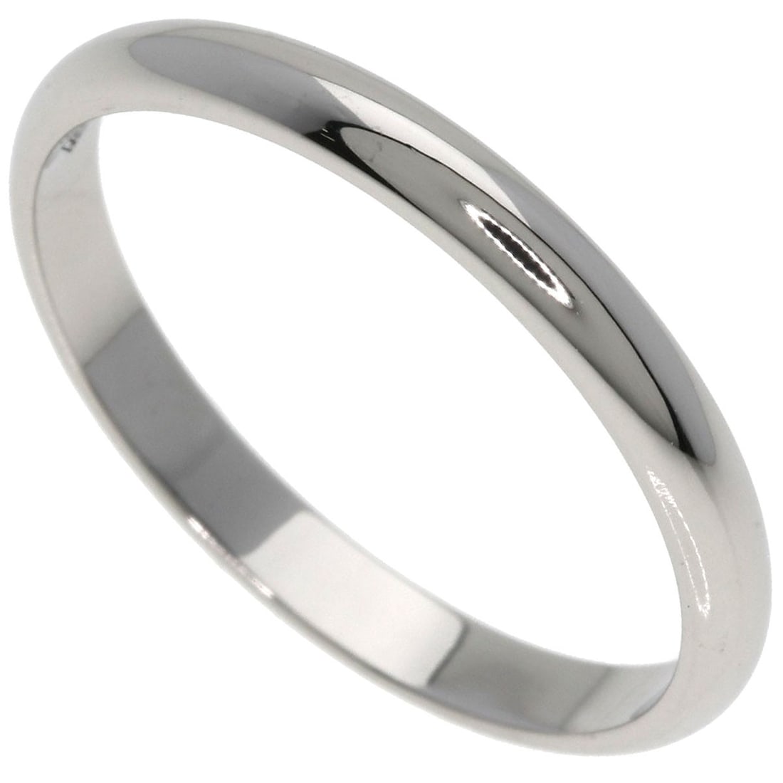 Cartier Wedding #56 Ring Platinum Pt950: Cartier Wedding #56 Ring Platinum Pt950 Cartier Wedding #56 Ring Platinum Pt950 - A sleek and sophisticated silver platinum ring, bearing the signature of its renowned creator. This stunning piece fea