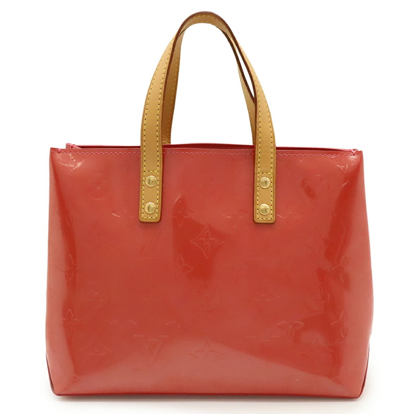 Louis Vuitton tote bag: Louis Vuitton tote bag The Louis Vuitton tote bag boasts its signature Monogram Vernis pattern in Framboise, adding a touch of elegance to any outfit. Measuring 18cm x 22cm x 10cm, it is a compact and