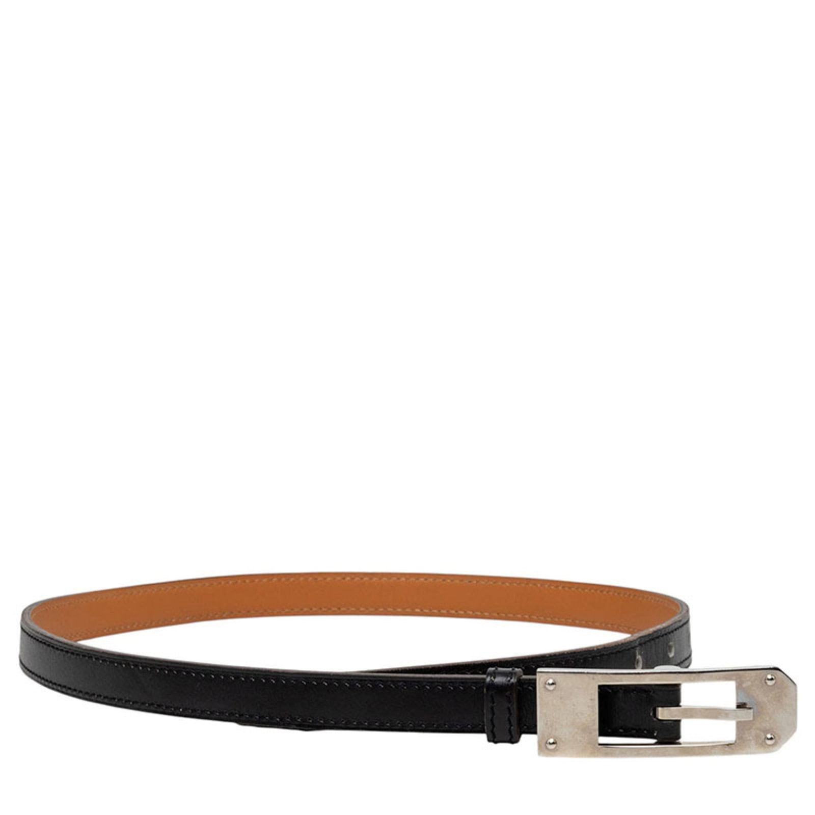 Hermes Standard Belt: Hermes Standard Belt The Hermes Standard Belt is crafted from high-quality leather, available in black and brown colors. Its classic design features a timeless width of 1.5cm and adjustable length of 