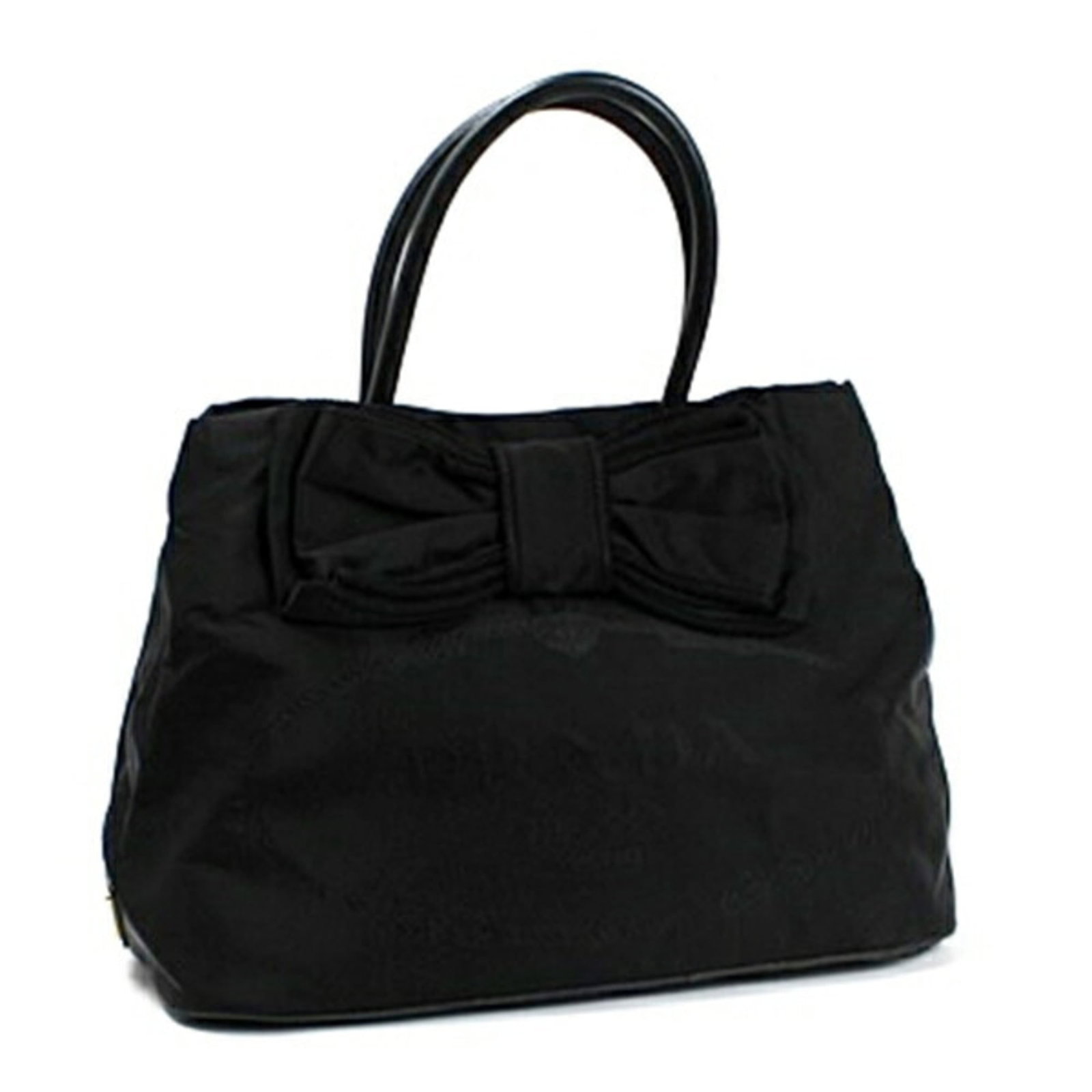 Nylon leather bag tote Prada: Nylon leather bag tote Prada Nylon and leather combine in a sleek, black Prada tote bag with clean lines and a classic design. Measuring 22cm x 34cm x 15.5cm, it offers a spacious interior for daily e