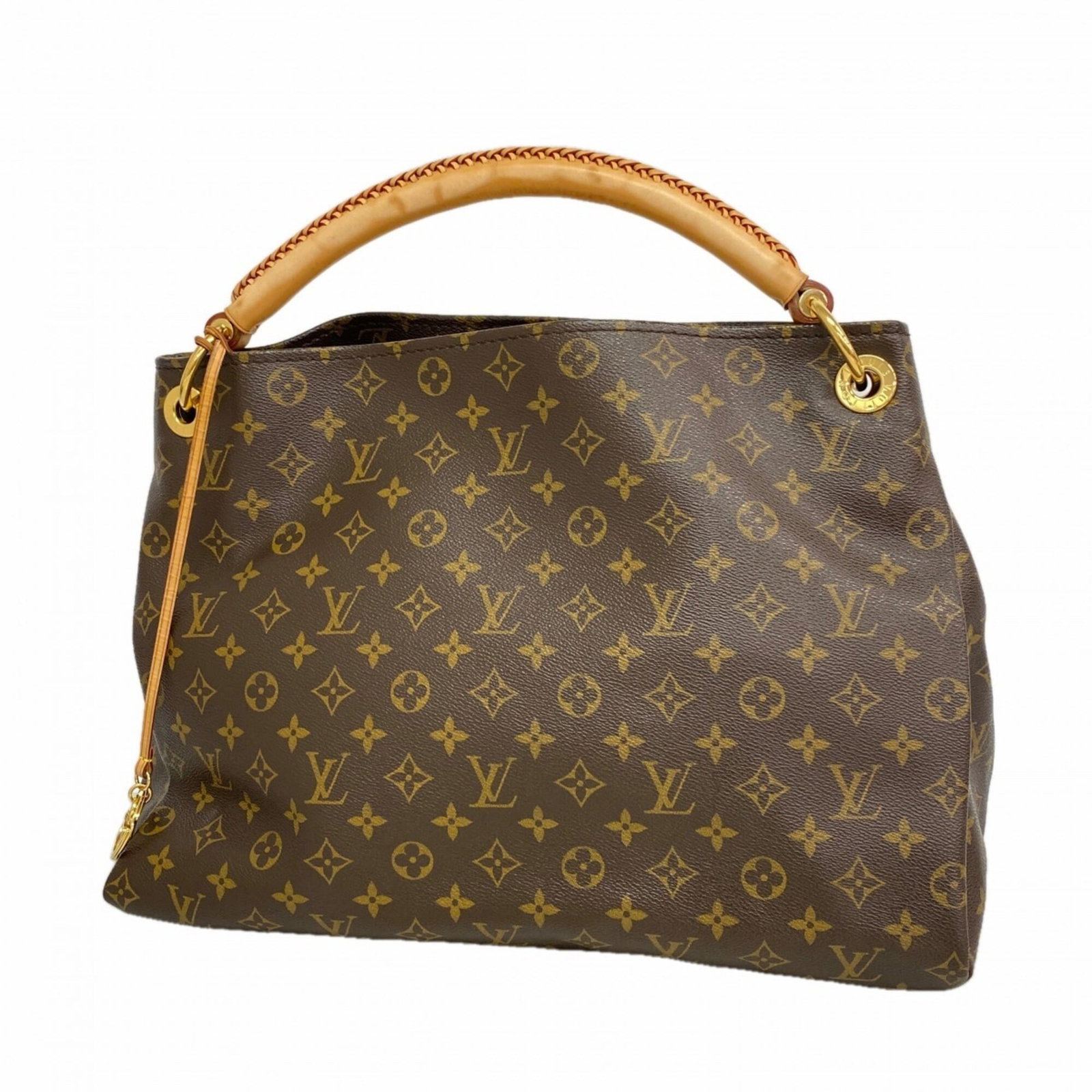 Shoulder Bag By Louis Vuitton: Shoulder Bag By Louis Vuitton Brown Louis Vuitton shoulder bag with classic design, measuring 33cm x 42cm x 19cm. The bag's signature monogram pattern and durable construction make it a timeless acces