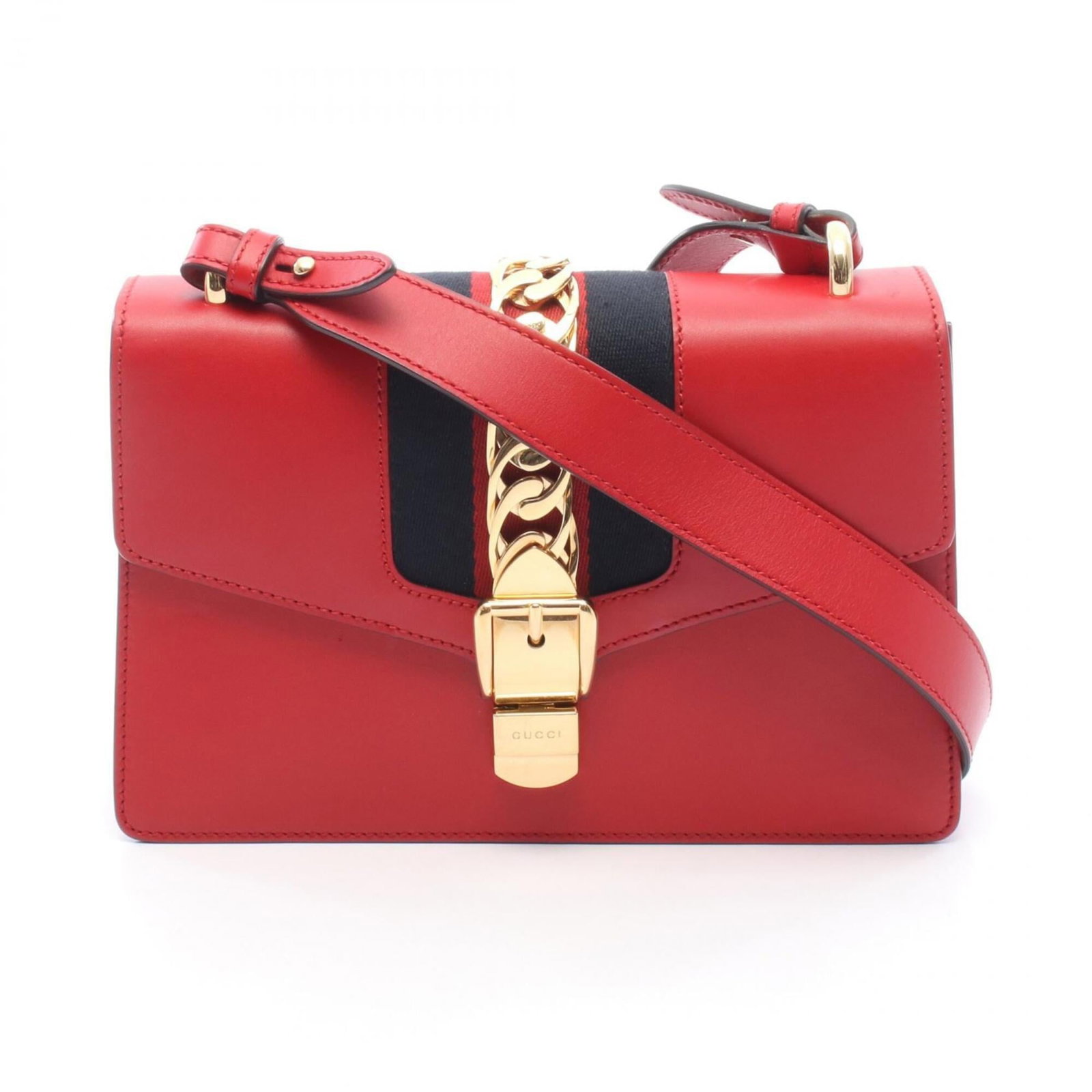 Handbag Leather Gucci Bag Shoulder: Handbag Leather Gucci Bag Shoulder Item Specifics: Brand: Gucci MPN: 4218821 Type: Handbag, Shoulder bag Material: Leather Color: Red color Gender: Women Size (HxWxD): 17cm x 25.5cm x 7cm / 6.69'' x