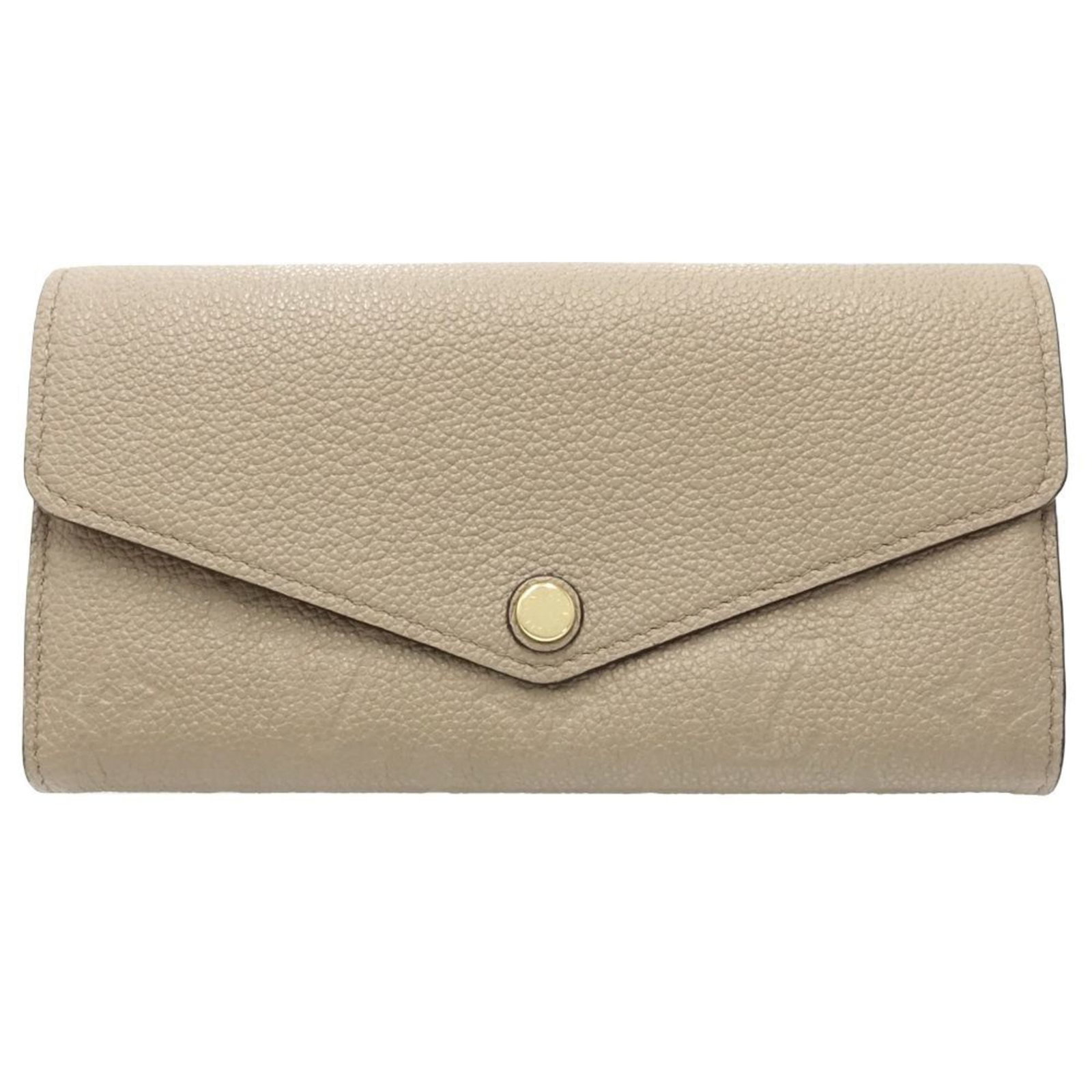 Long Wallet Bi Fold Leather Louis Vuitton: Long Wallet Bi Fold Leather Louis Vuitton Long wallet with bi-fold design, made from high-quality leather in the Tourterelle color. This classic style features clean lines and a timeless look that sui
