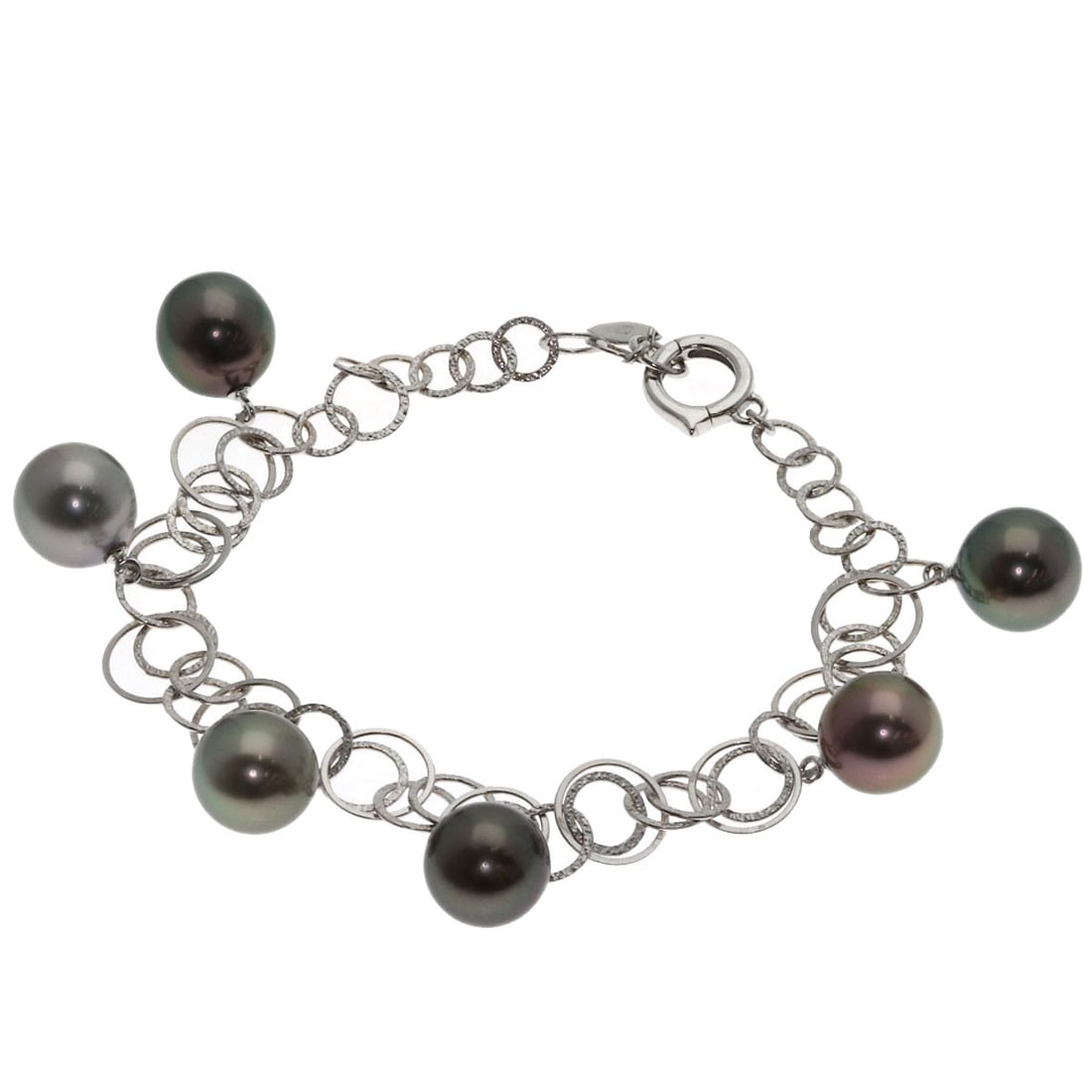 KINOSHITA PEARL BRACELET OF K18 WHITE GOLD 13G: KINOSHITA PEARL BRACELET OF K18 WHITE GOLD 13G K18 White Gold Pearl Bracelet with Luxurious Finish. This elegant K18 white gold bracelet boasts a sophisticated silver exterior and features a beautiful