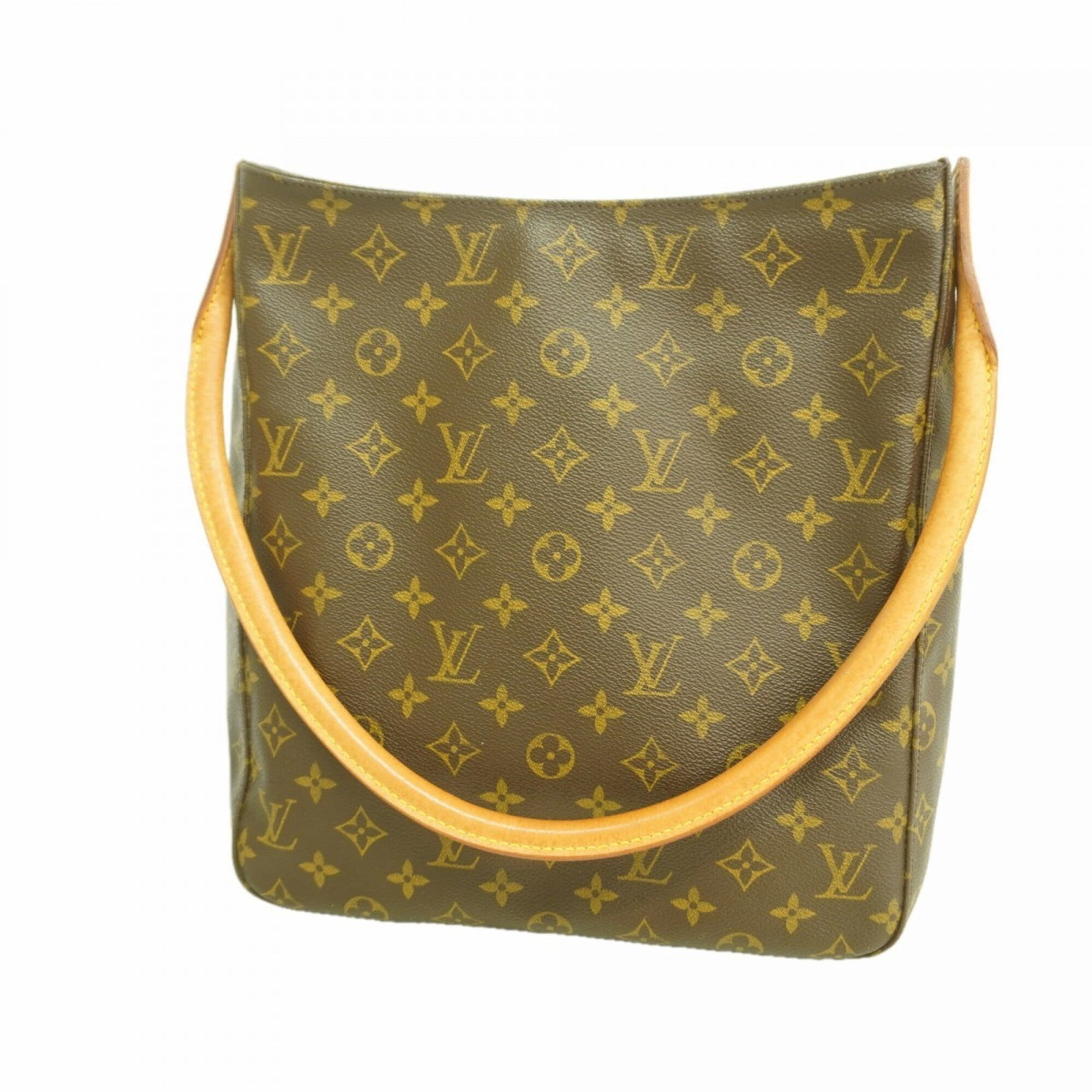 Shoulder Bag By Louis Vuitton: Shoulder Bag By Louis Vuitton The Louis Vuitton shoulder bag boasts a timeless design, with its classic monogram pattern and sleek brown hue. Measuring 31cm x 29cm x 10.5cm, it offers ample space for 