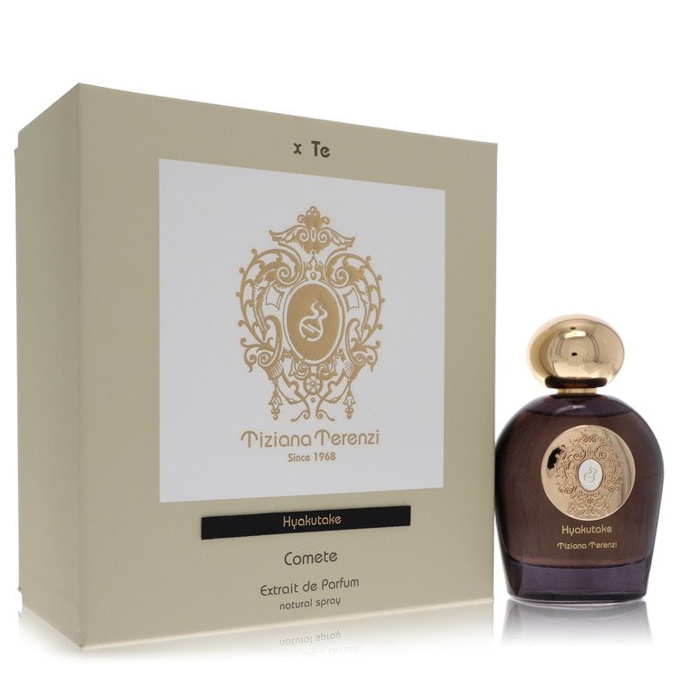 Tiziana Terenzi Hyakutake by Tiziana Terenzi Extrait De Parfum Spary (Unisex) 3.4 oz: Tiziana Terenzi Hyakutake by Tiziana Terenzi Extrait De Parfum Spary (Unisex) 3.4 oz Tiziana Terenzi's Hyakutake Extrait De Parfum Spray is a unisex cologne available in a 3.4 oz size, offering a uniq