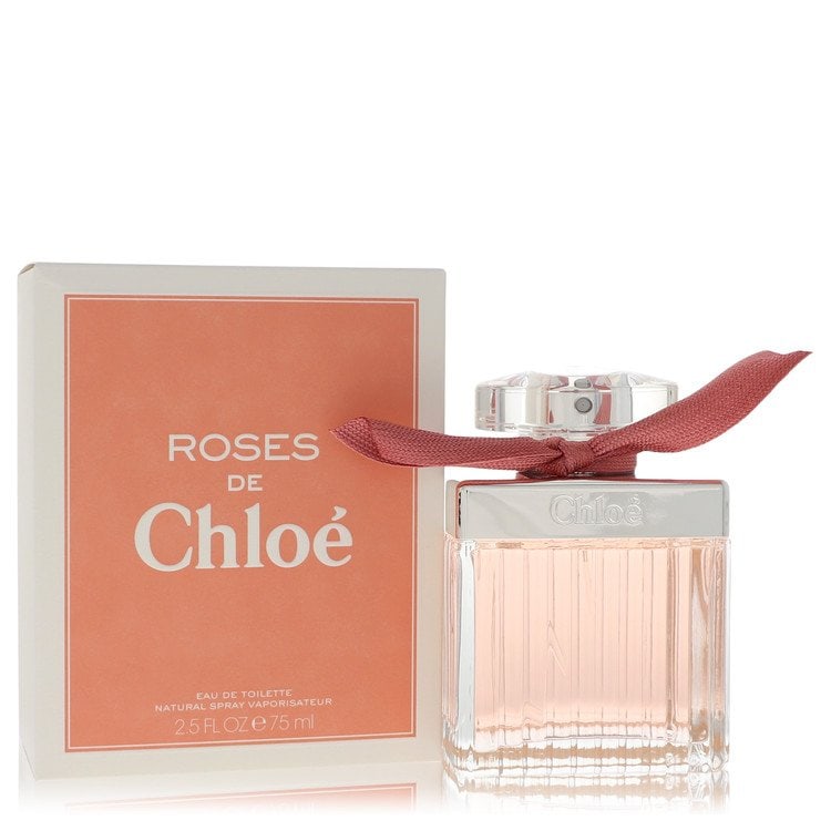Roses De Chloe by Chloe Eau De Toilette Spray 2.5 oz: Roses De Chloe by Chloe Eau De Toilette Spray 2.5 oz Roses De Chloe by Chloe Eau De Toilette Spray, a classic floral fragrance launched in 2008, combines the notes of rose and amber with timeless