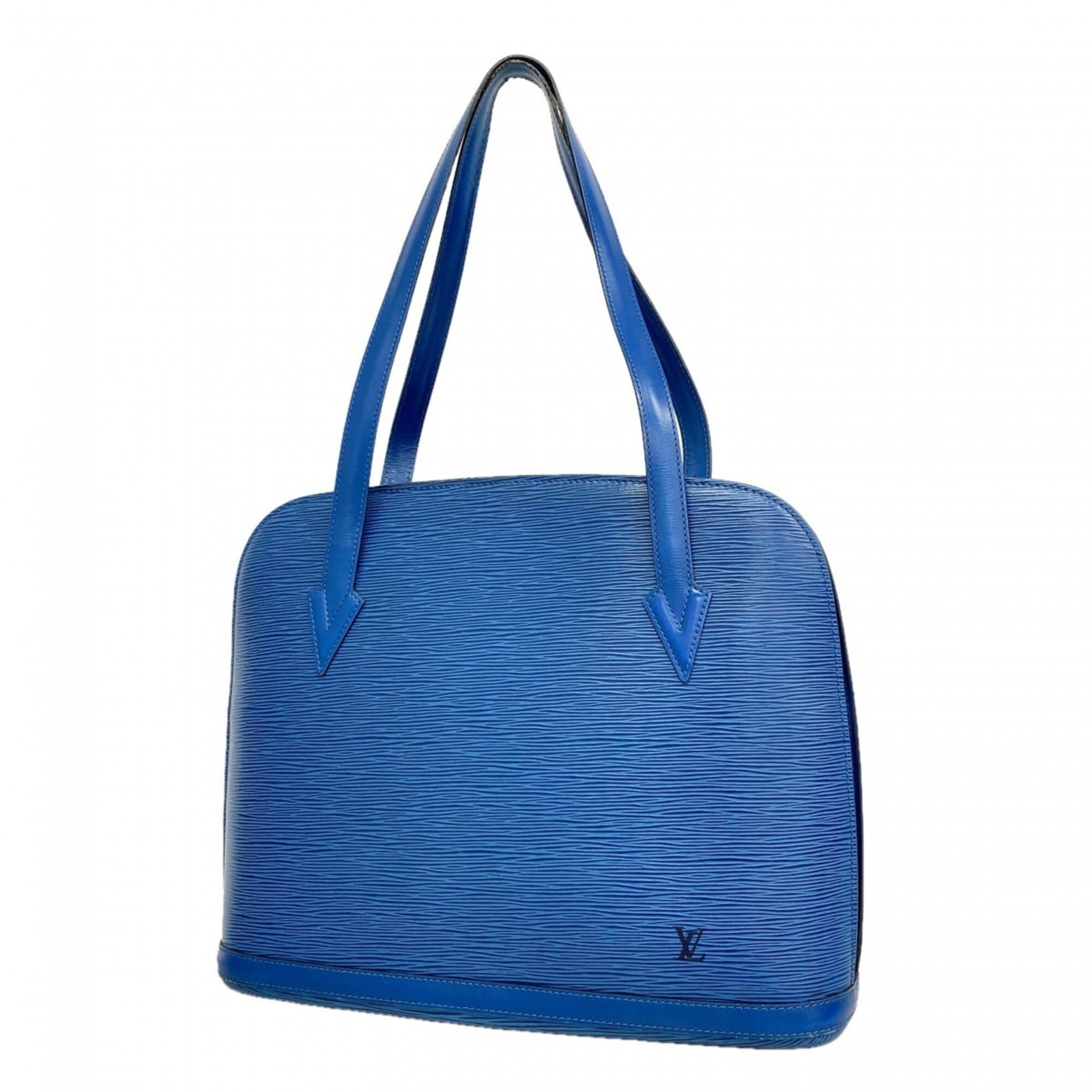 Shoulder Bag By Louis Vuitton: Shoulder Bag By Louis Vuitton Toledo blue shoulder bag by Louis Vuitton, featuring the iconic monogram pattern and durable design. Measuring 31cm x 38cm x 11.5cm, this stylish accessory combines class