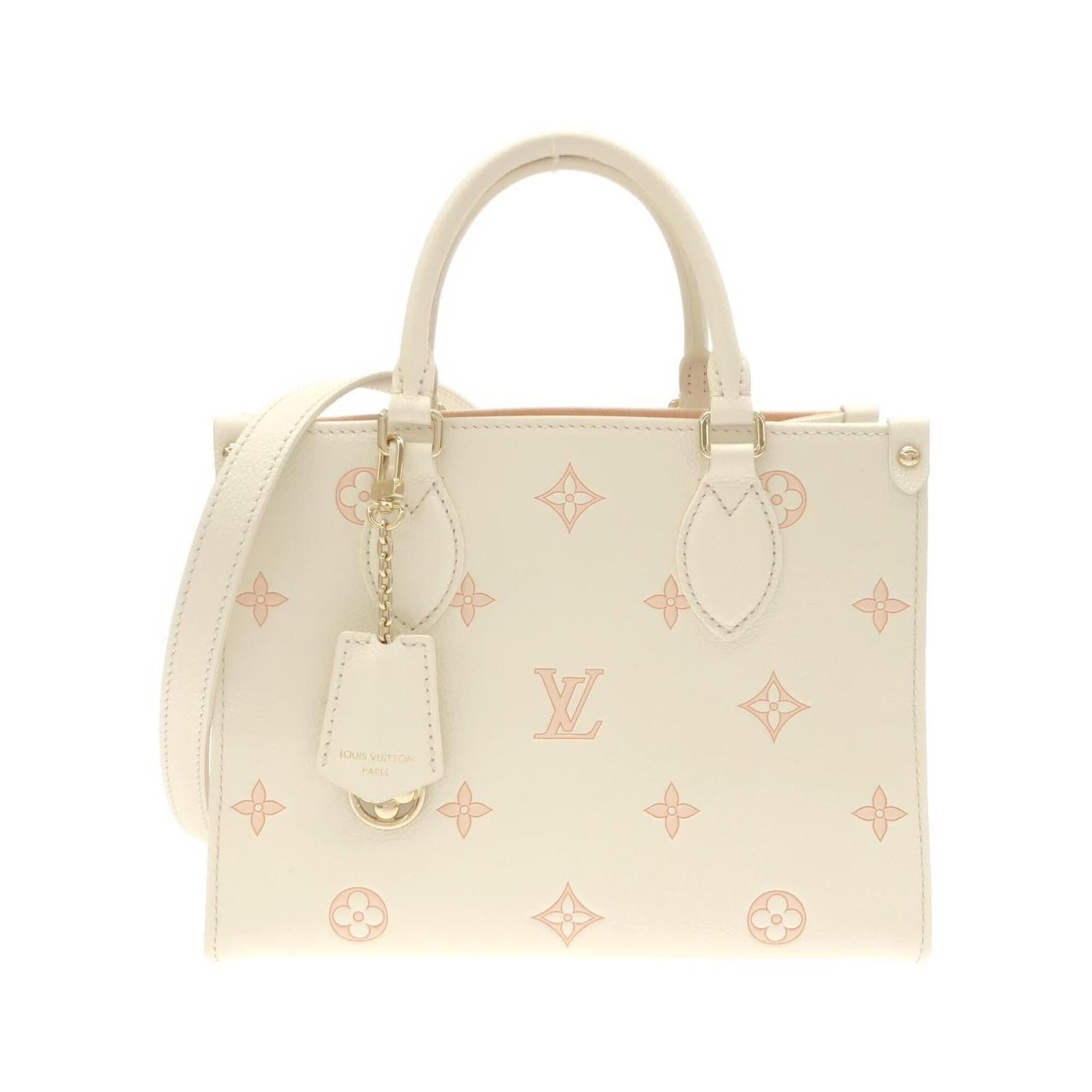 Louis Vuitton Handbag Monogram Empreinte: Louis Vuitton Handbag Monogram Empreinte Monogram Empreinte handbag from Louis Vuitton, featuring the iconic Bicolor design and gold hardware. This stylish bag measures 19cm x 25cm x 10cm and weighs 6