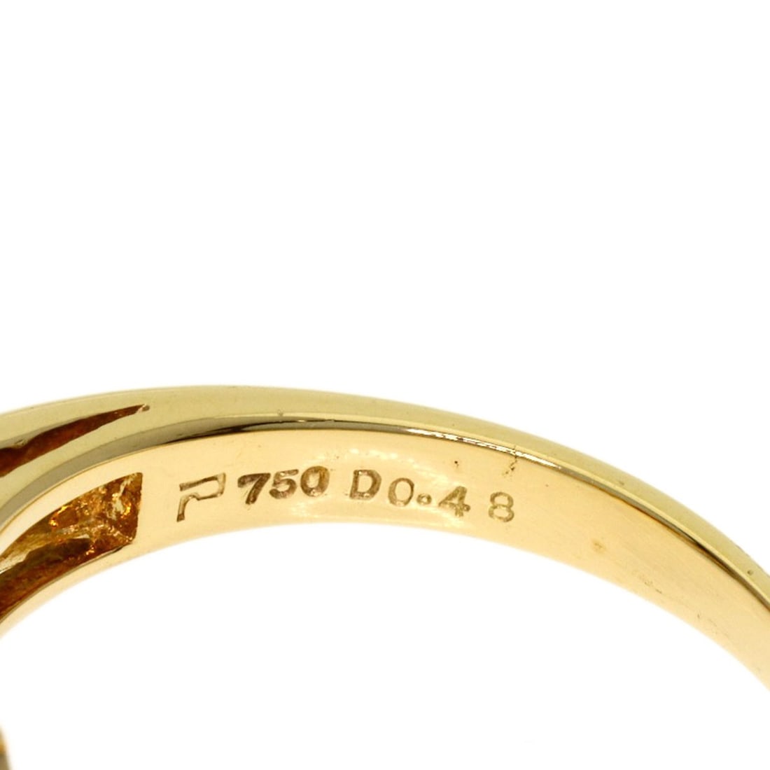 K18 Ruby Diamond Ring Yellow Gold - 6