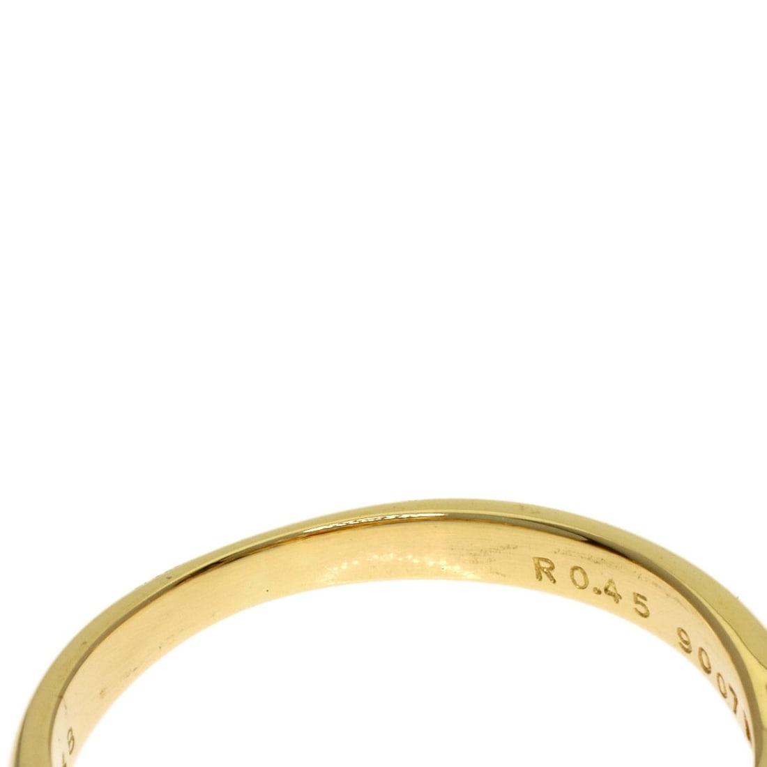 K18 Ruby Diamond Ring Yellow Gold - 8