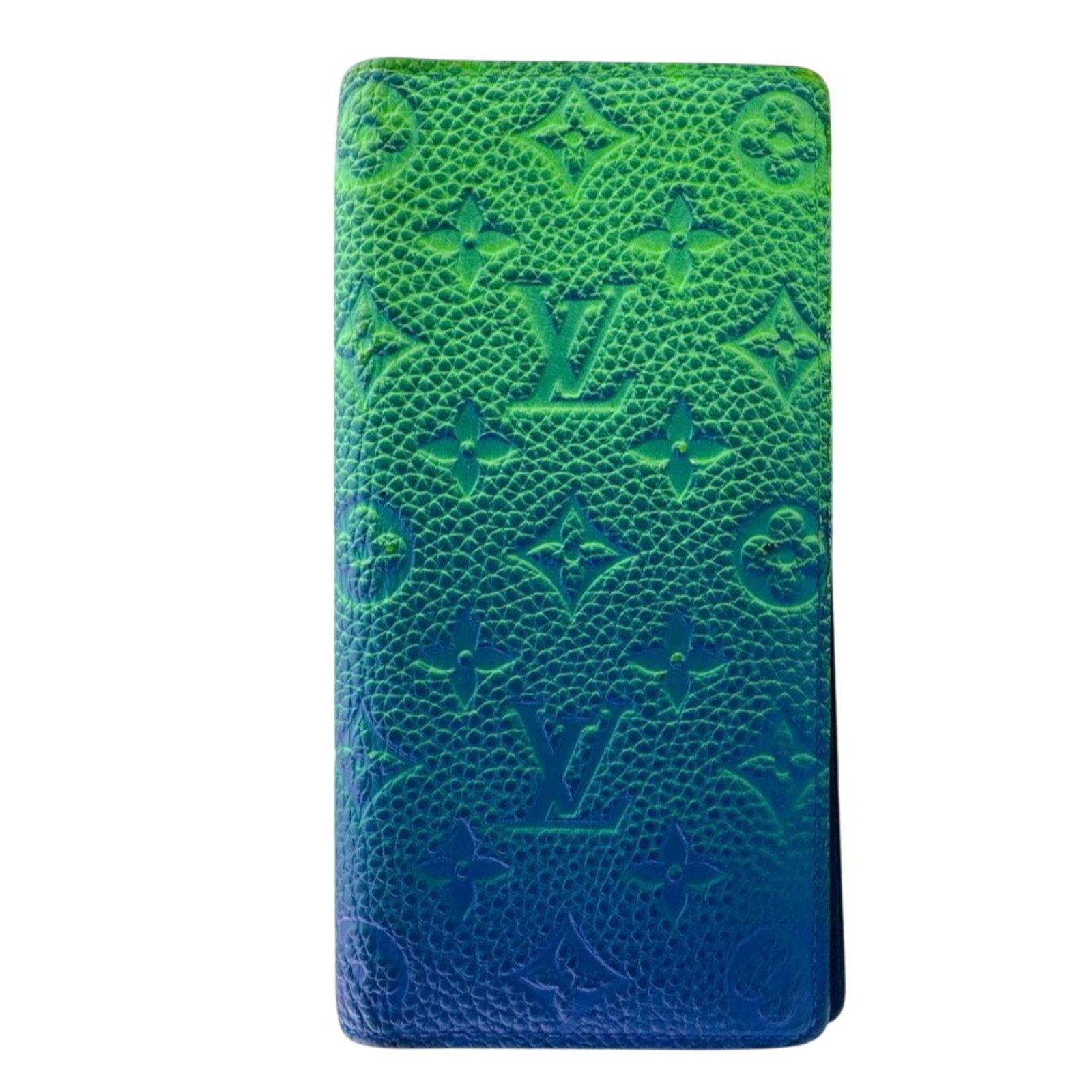 Long Wallet Bi Fold Leather Louis Vuitton: Long Wallet Bi Fold Leather Louis Vuitton Taurillon leather construction adds durability to this long wallet, a bi-fold design perfect for everyday carry. Measuring 19cm x 10cm / 7.48'' x 3.93'', it f