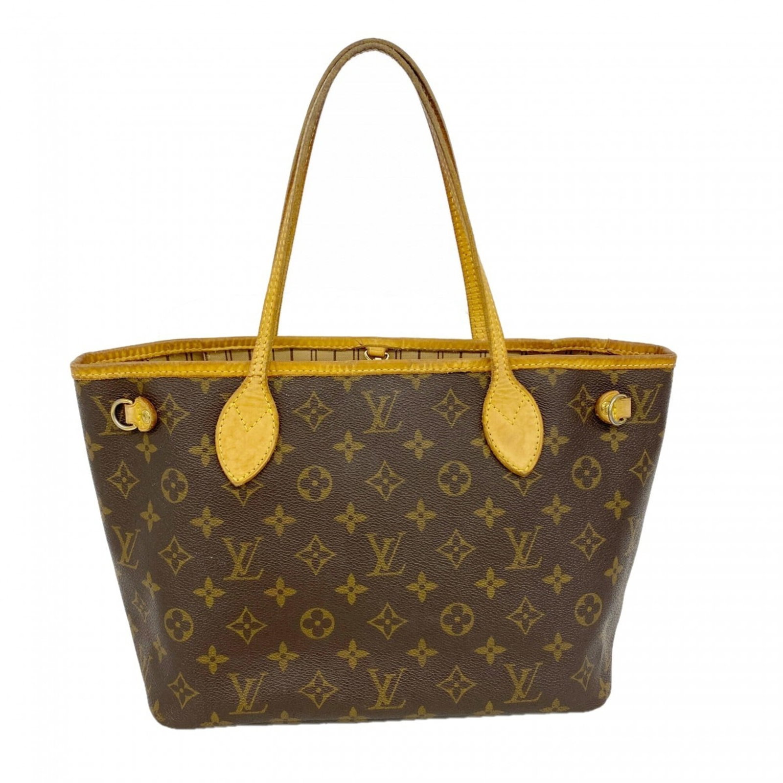 Louis Vuitton Tote Bag: Louis Vuitton Tote Bag This Louis Vuitton tote bag boasts classic brown leather with clean lines and timeless design. Measuring 22cm x 29cm x 13cm, it's the perfect size for everyday use. Made by reno