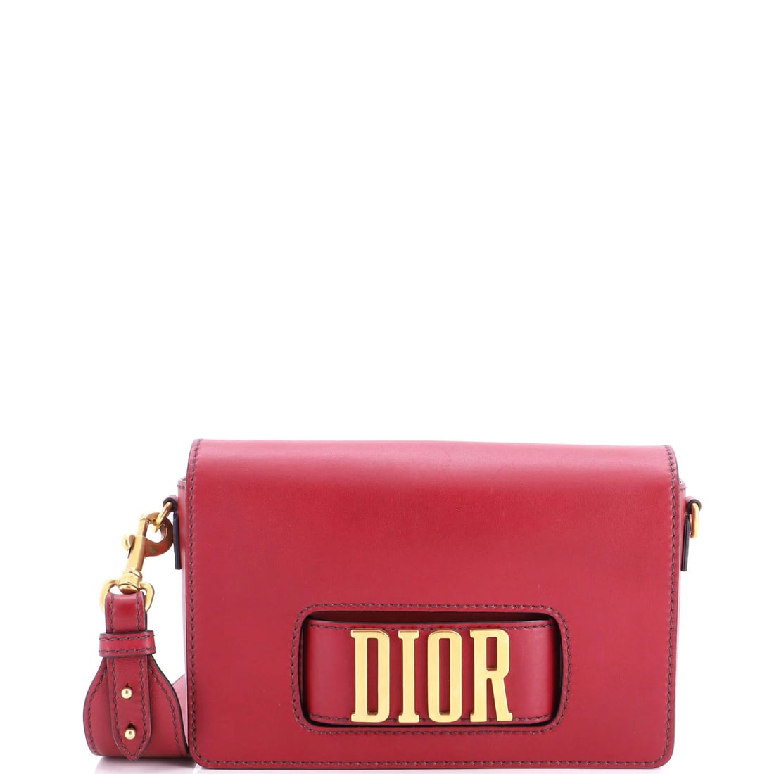 Dio(r)evolution Flap Medium Leather Christian Dior Bag: Dio(r)evolution Flap Medium Leather Christian Dior Bag The Dio(r)evolution Flap Medium Leather Christian Dior Bag boasts a striking red exterior, crafted from high-quality leather. This medium-sized