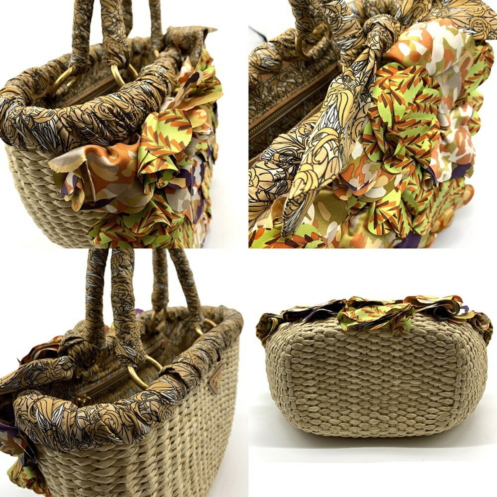Raffia handbag by Prada - 3