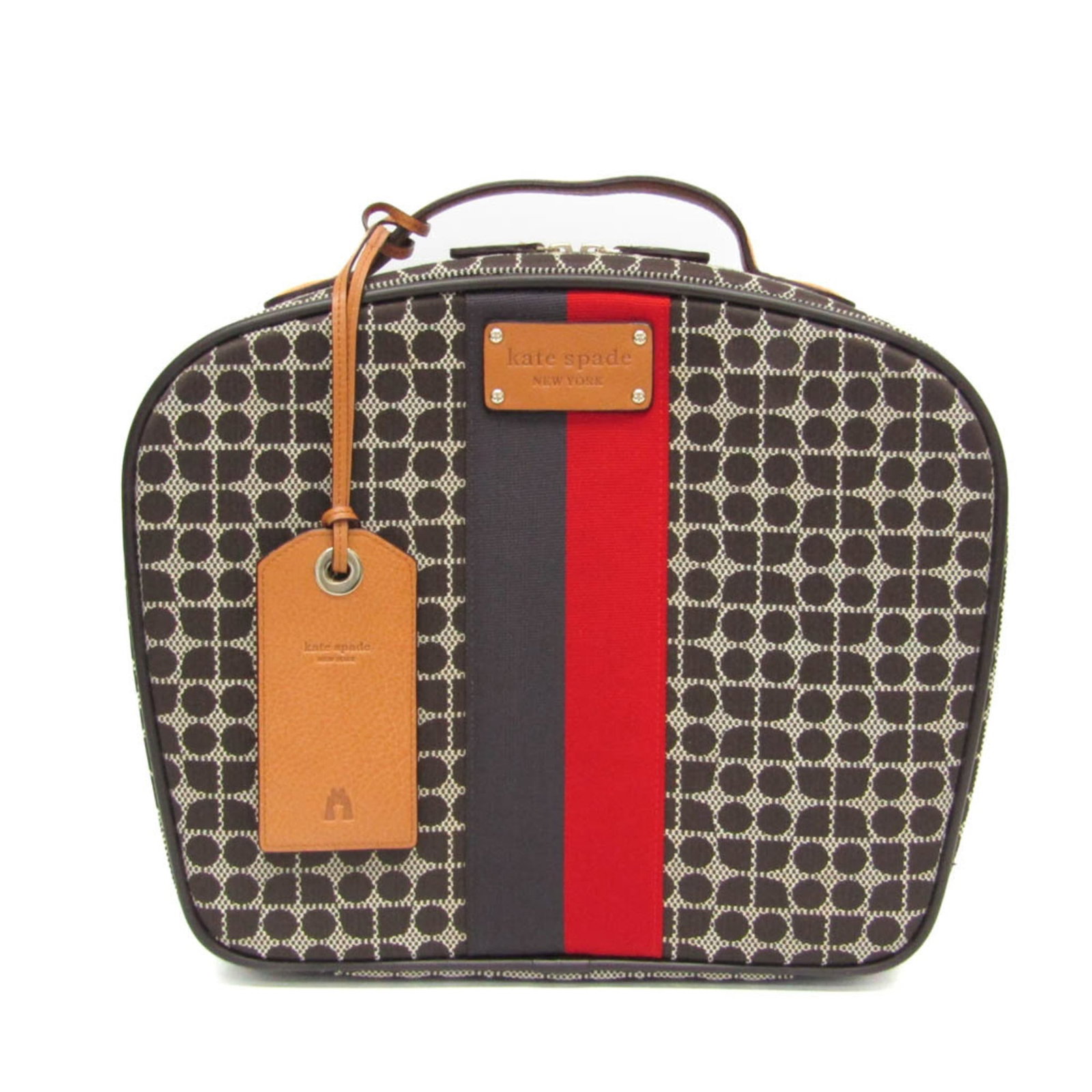Canvas Nylon Leather Kate Spade Handbag: Canvas Nylon Leather Kate Spade Handbag Canvas Nylon Leather Kate Spade Handbag - A stylish and practical travel companion, this Classic Noel bag features a unique blend of nylon canvas and leather