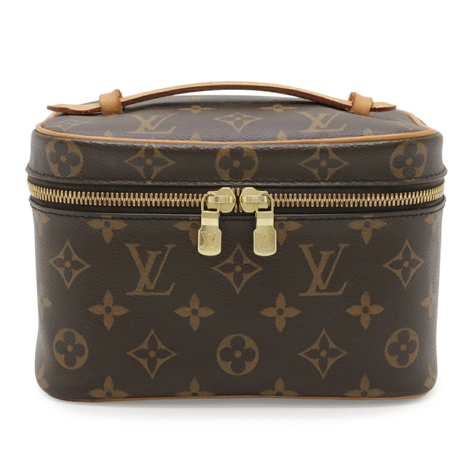 Vuitton Handbag Pouch Monogram Louis: Vuitton Handbag Pouch Monogram Louis Monogrammed with the iconic Louis Vuitton design, this brown handbag pouch boasts a timeless and sophisticated style. Made from high-quality materials, its compact