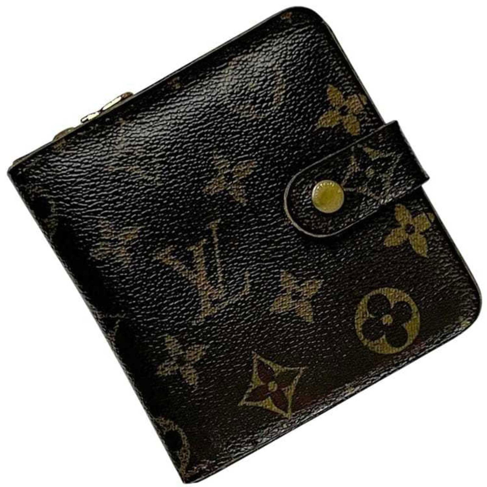 Louis Vuitton Wallet (Bi-Fold) Monogram: Louis Vuitton Wallet (Bi-Fold) Monogram The Louis Vuitton Monogram bi-fold wallet features the iconic brand's signature brown monogram pattern, crafted from high-quality materials. Made in France, thi