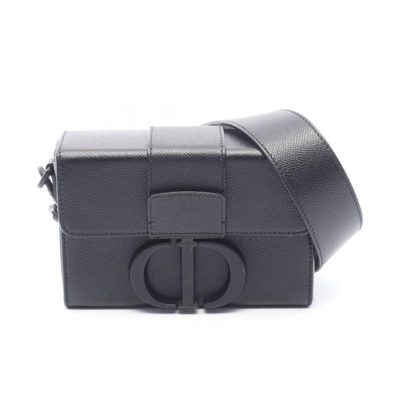Handbag Christian Dior Leather Shoulder: Handbag Christian Dior Leather Shoulder Black leather shoulder bag from Christian Dior, measuring 12cm x 17.5cm x 5cm. This classic design showcases the brand's signature style and attention to detail