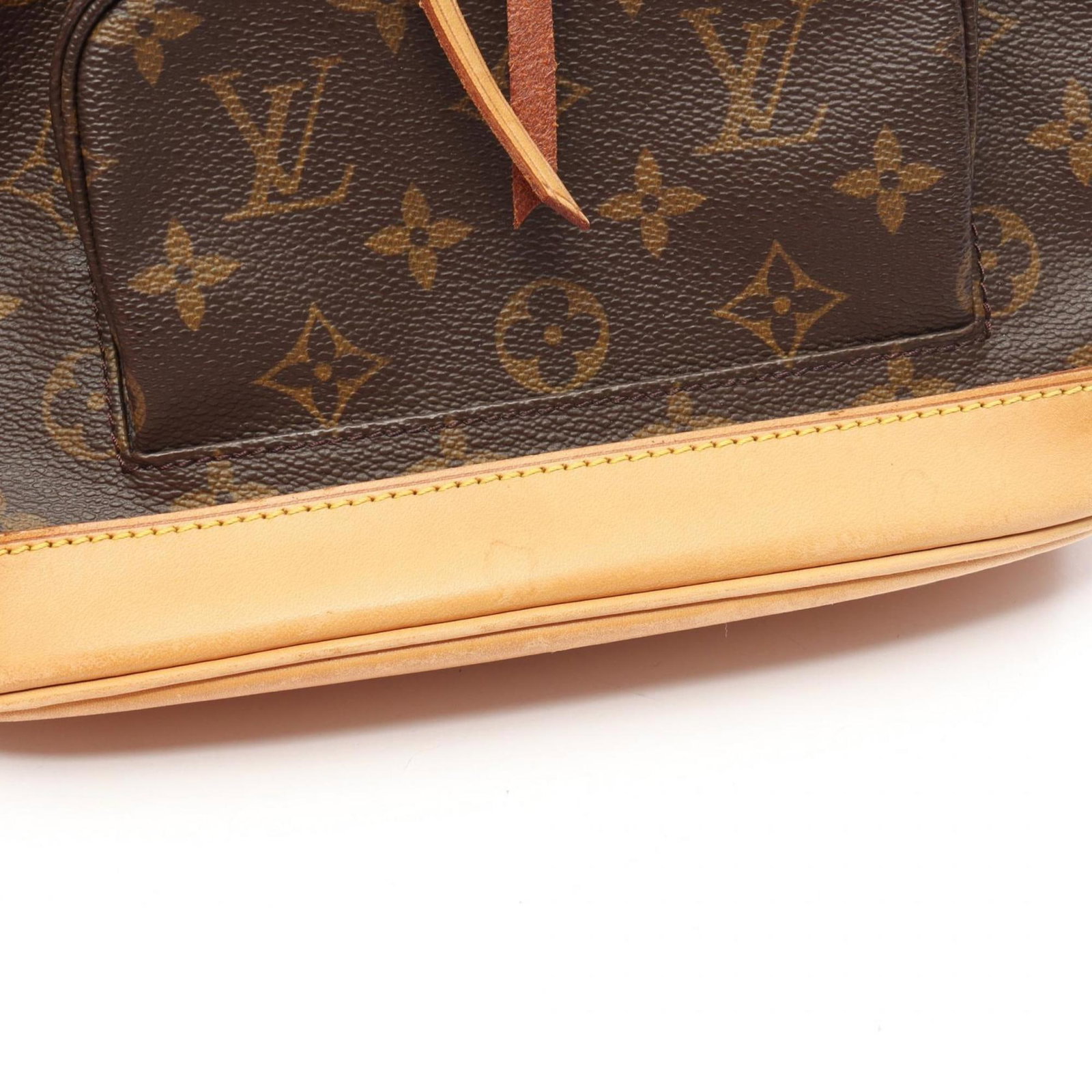 Monogram Leather Vuitton Backpack Louis - 9