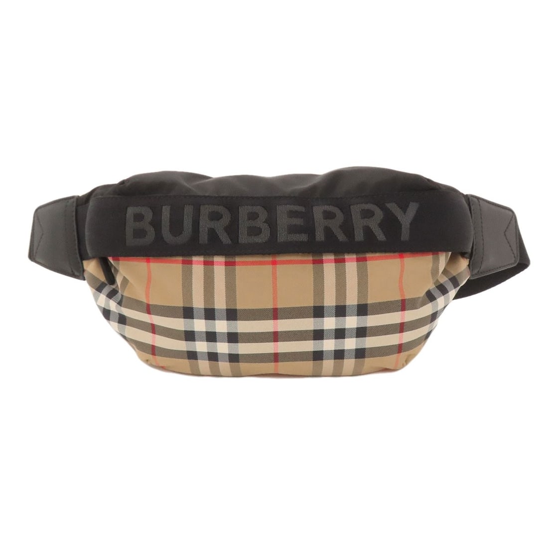 Burberry Nova Check Body Bag Nylon Canvas: Burberry Nova Check Body Bag Nylon Canvas Beige nylon canvas body bag with Burberry Nova Check design. This style features the iconic Burberry check pattern, adding a touch of classic British