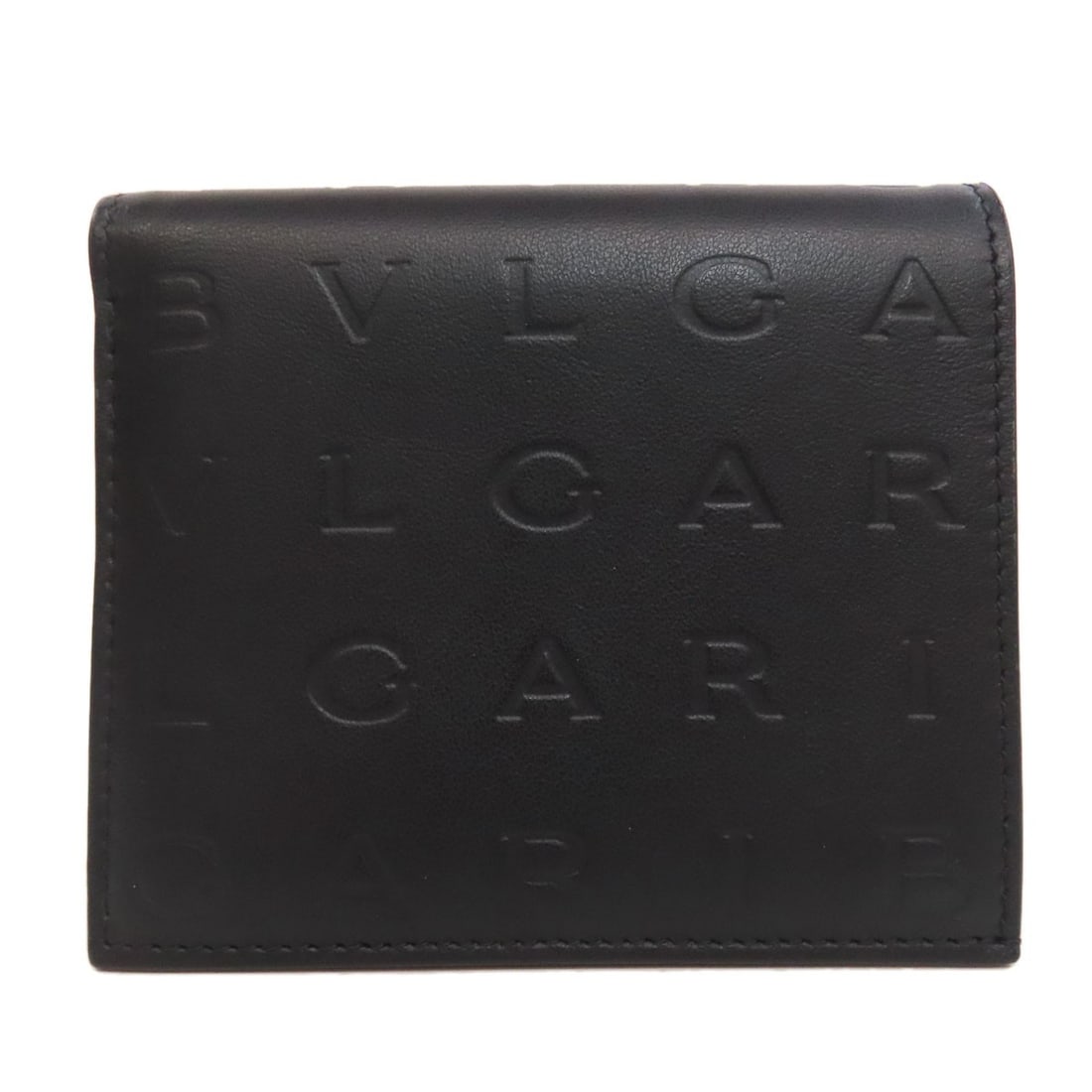 Bifold Wallet With Coin Pocket Bvlgari Infiniteum Compact Wallet Calf: Bifold Wallet With Coin Pocket Bvlgari Infiniteum Compact Wallet Calf Bifold wallet with coin pocket, featuring calf leather and a sleek black design. The BVLGARI Infiniteum compact wallet boasts a cl