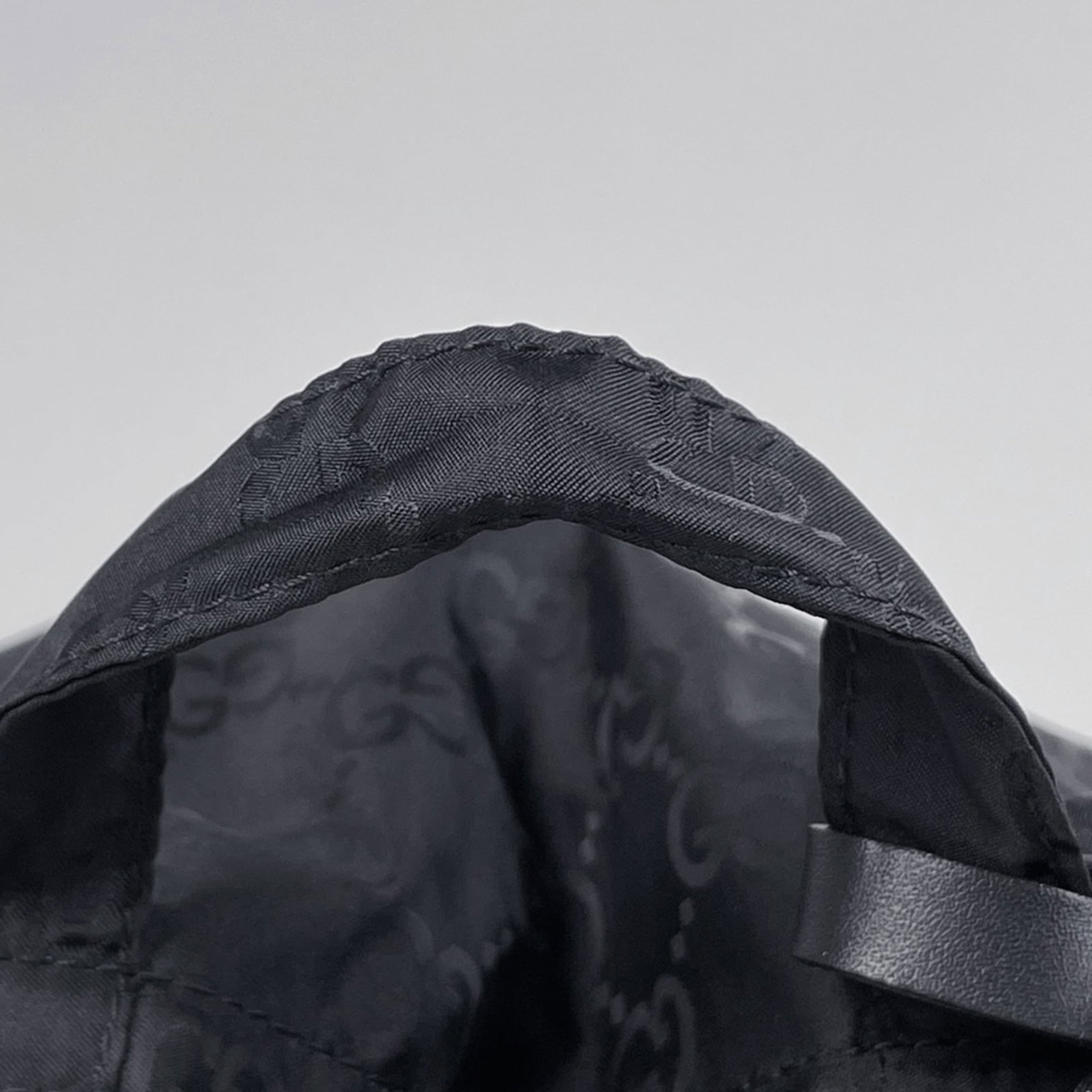 Nylon Leather Backpack Gucci - 5