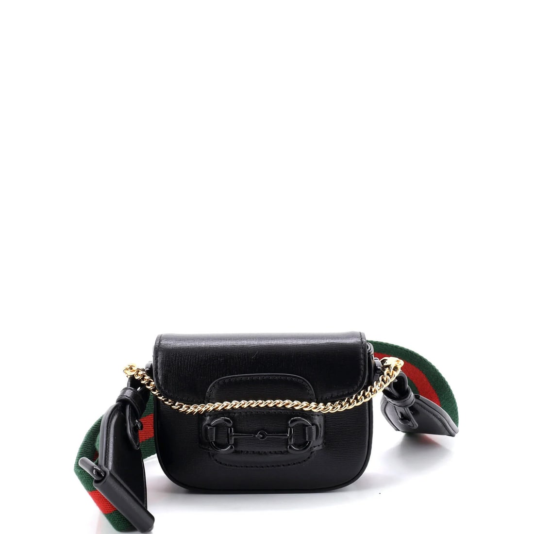 Gucci Horsebit with Leather Strap 1955 Flap Wallet: Gucci Horsebit with Leather Strap 1955 Flap Wallet The Gucci Horsebit with Leather Strap 1955 Flap Wallet boasts sleek, classic design with its iconic Horsebit detail and gold hardware. Made from high