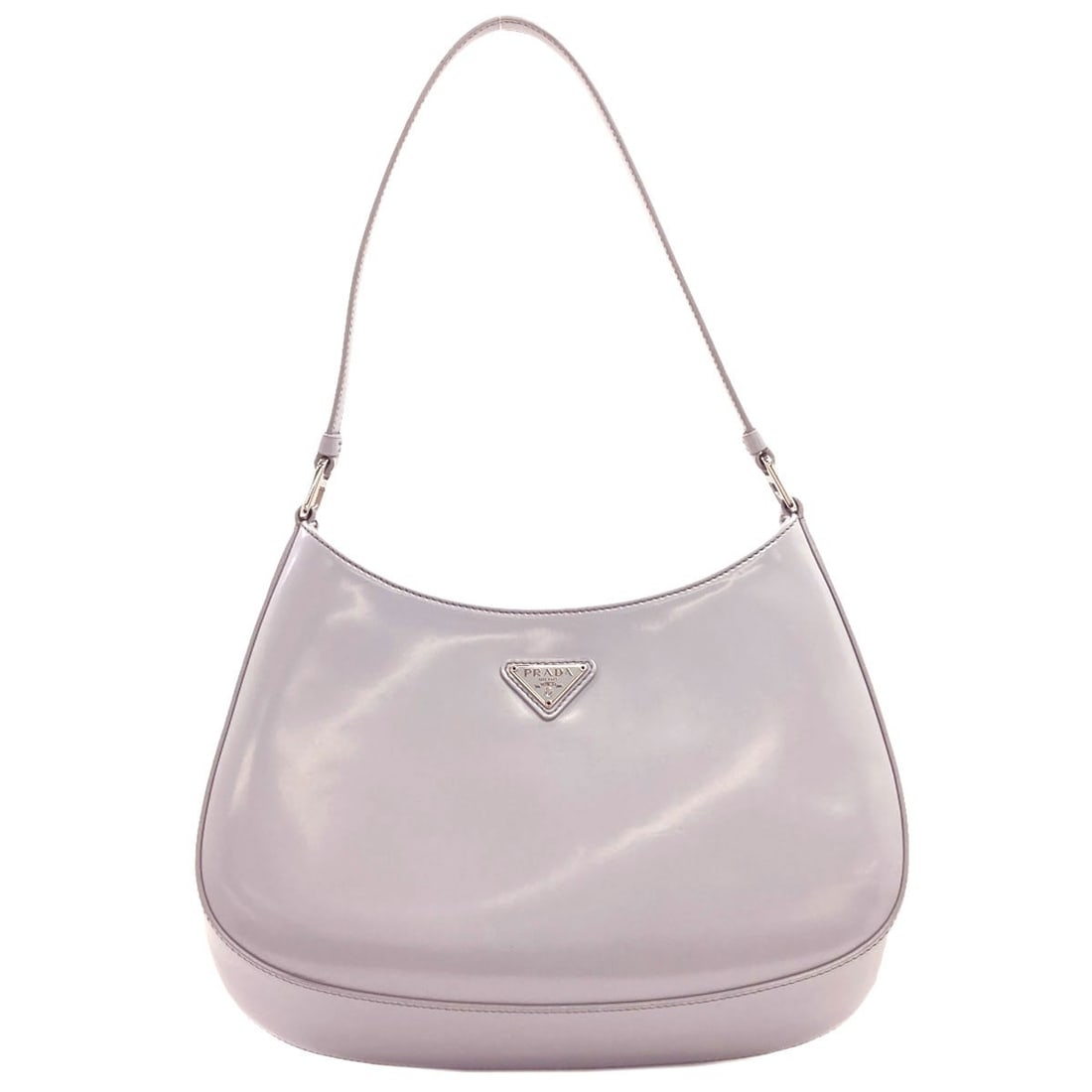 Cleo One Prada Belt Bag Shoulder Calf: Cleo One Prada Belt Bag Shoulder Calf The Cleo One Prada Belt Bag Shoulder Calf features a sleek gray exterior made from calf material, showcasing a stylish shoulder bag design. This versatile accesso
