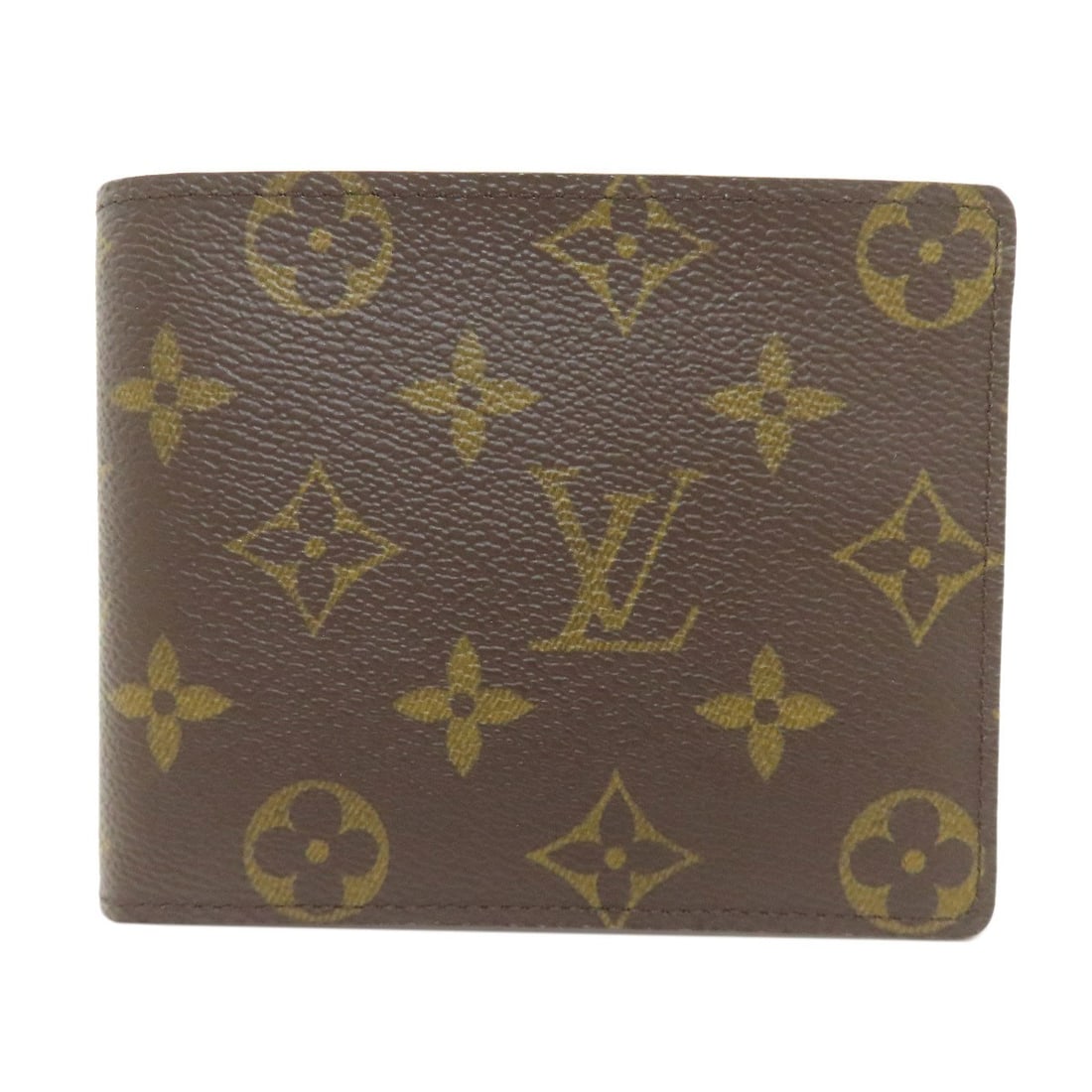 Louis Vuitton M60026 Portefeiulle Florin Bifold Wallet With Coin: Louis Vuitton M60026 Portefeiulle Florin Bifold Wallet With Coin Brown Monogram Canvas Bifold Wallet with Coin Pocket. This LOUIS VUITTON M60026 Portefeiulle Florin features a classic bifold design an