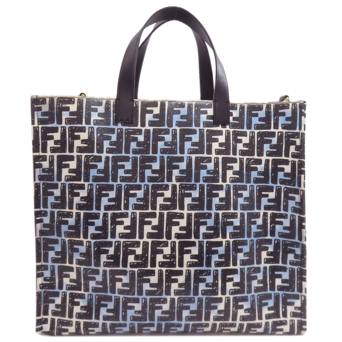 Fendi Pvc Zucca Bag X Joshua Vides Fendi Collaboration: Fendi Pvc Zucca Bag X Joshua Vides Fendi Collaboration Fendi's PVC Zucca Bag is a striking tote with a bold black exterior made from durable PVC material. This unique collaboration between Fendi and J