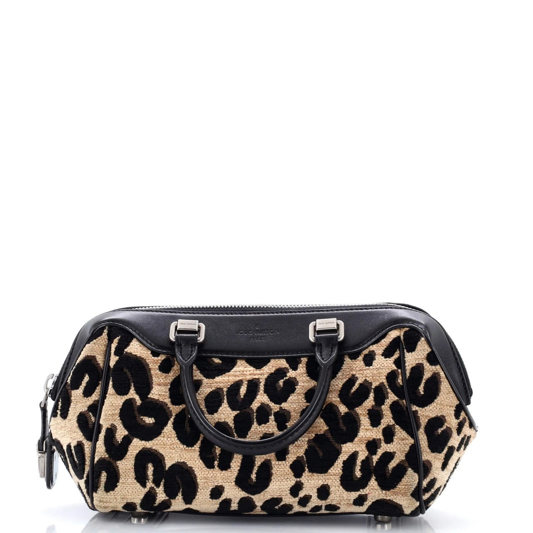 Limited edition baby bag by Stephen Sprouse in leopard chenille from Louis Vuitton (1 of 6)