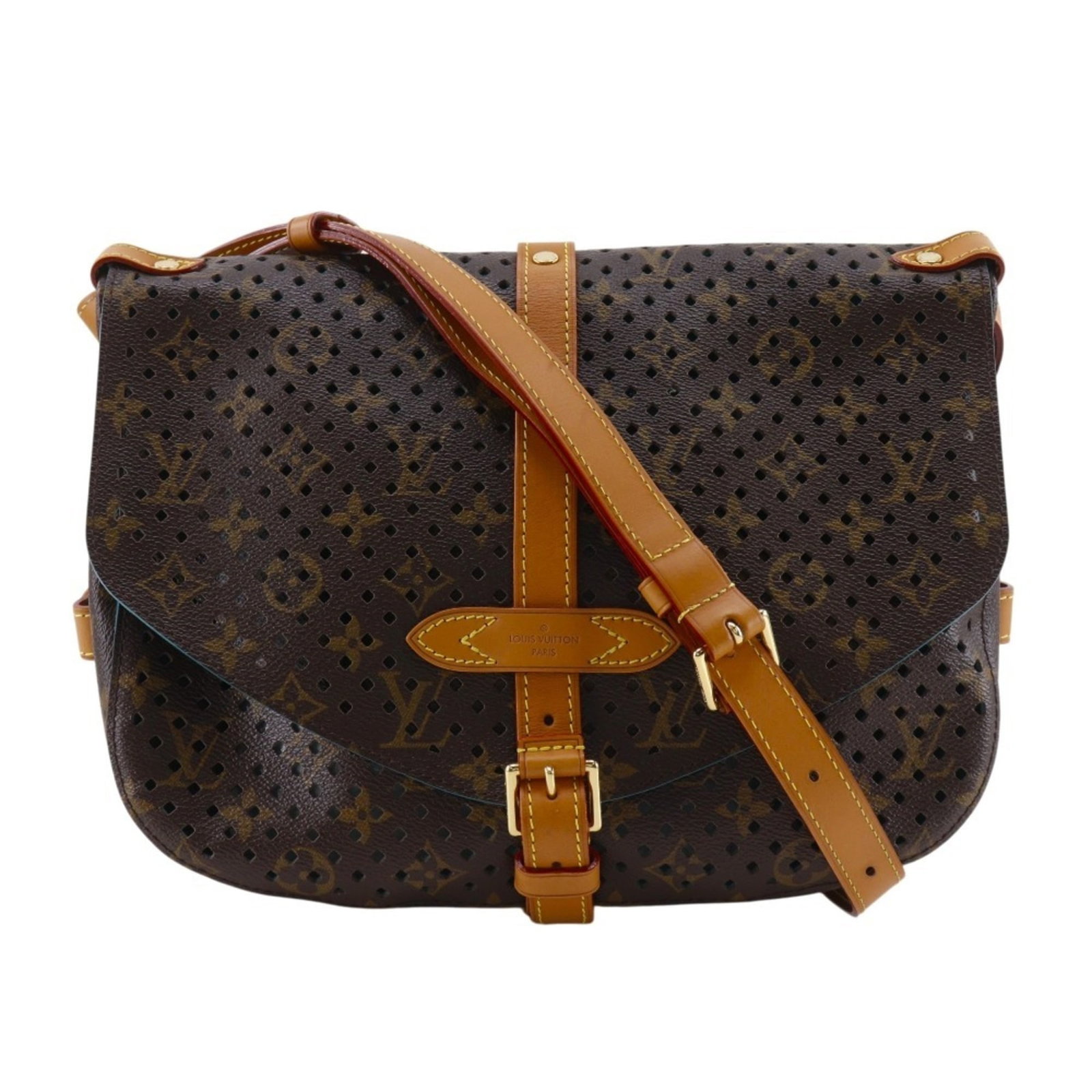 Shoulder bag monogram Louis Vuitton Perforated: Shoulder bag monogram Louis Vuitton Perforated This Louis Vuitton Monogram Perforated shoulder bag features the iconic monogram pattern and perforated design, adding a touch of elegance to any outfit.