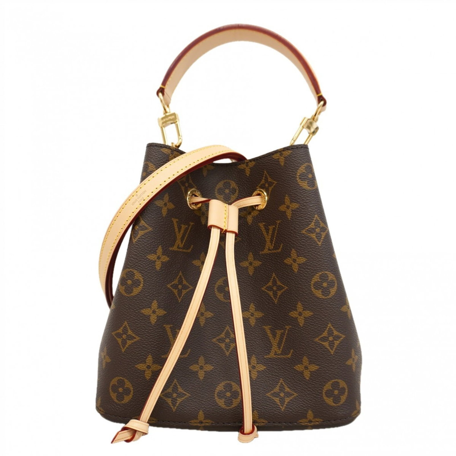 Louis Vuitton Handbag: Louis Vuitton Handbag Brown Louis Vuitton handbag with dimensions 20.5cm x 21cm x 13.5cm, bearing a signature. This classic women's bag features a timeless design and sturdy construction. Made from hi