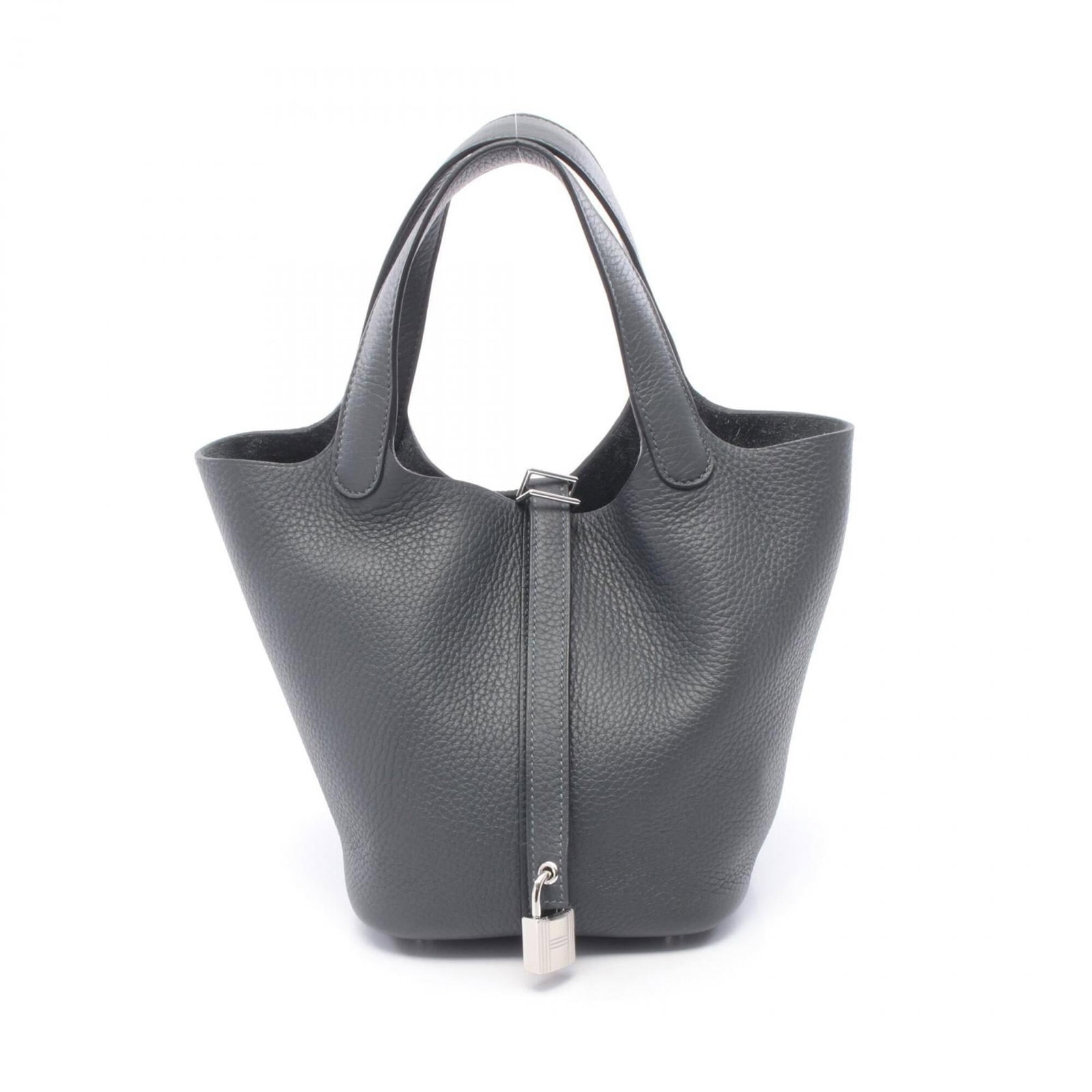 Clemence Leather Handbag Taurillon Hermes: Clemence Leather Handbag Taurillon Hermes Taurillon clemence leather gives this Herm?s handbag its distinctive softness and suppleness, while the gray color provides a sophisticated neutral tone. Meas