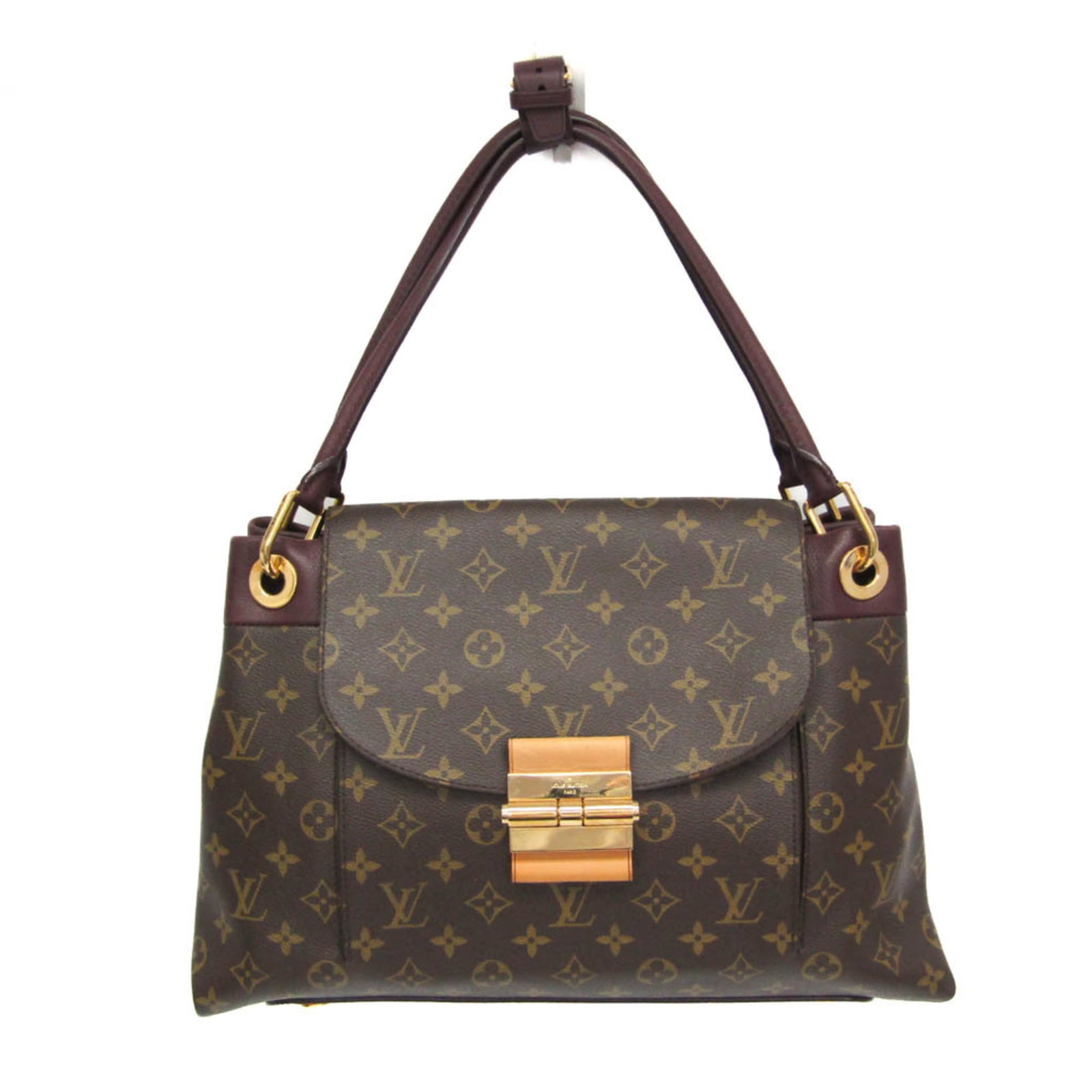Vuitton Handbag Monogram Louis: Vuitton Handbag Monogram Louis Top-quality Louis Vuitton Monogram Olympe M40816 handbag with Aurore, Brown leather and signature monogram pattern. This stylish bag features a durable design with multi