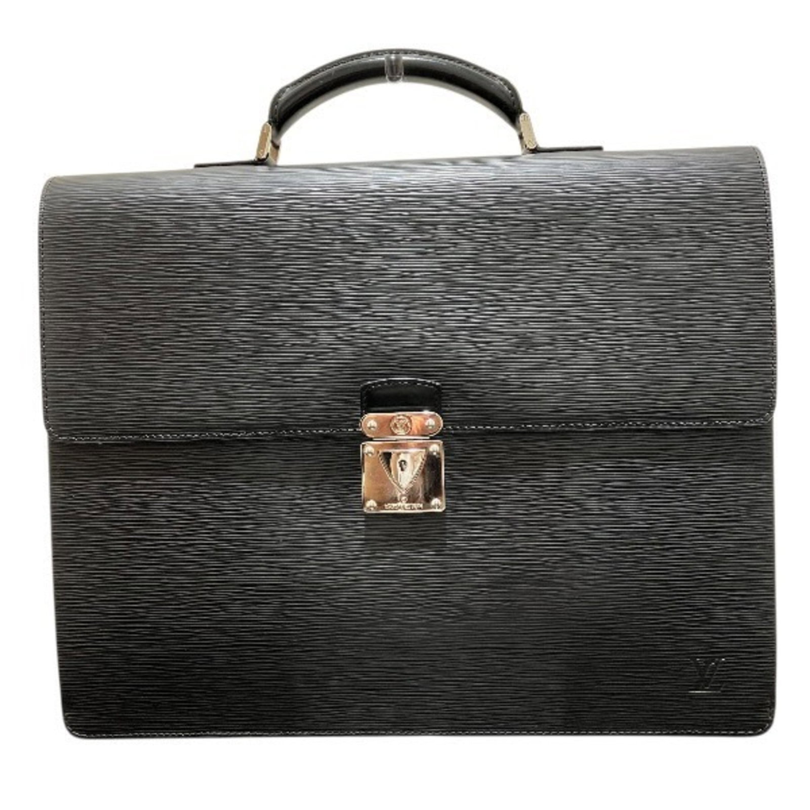 Handbag Louis Vuitton Leather: Handbag Louis Vuitton Leather Item Specifics: Brand: Louis Vuitton MPN: M54542 Type: Handbag Material: Leather Color: Black Gender: Men Size (HxWxD): 30cm x 41cm x 9.5cm / 11.81'' x 16.14'' x 3.74'' P