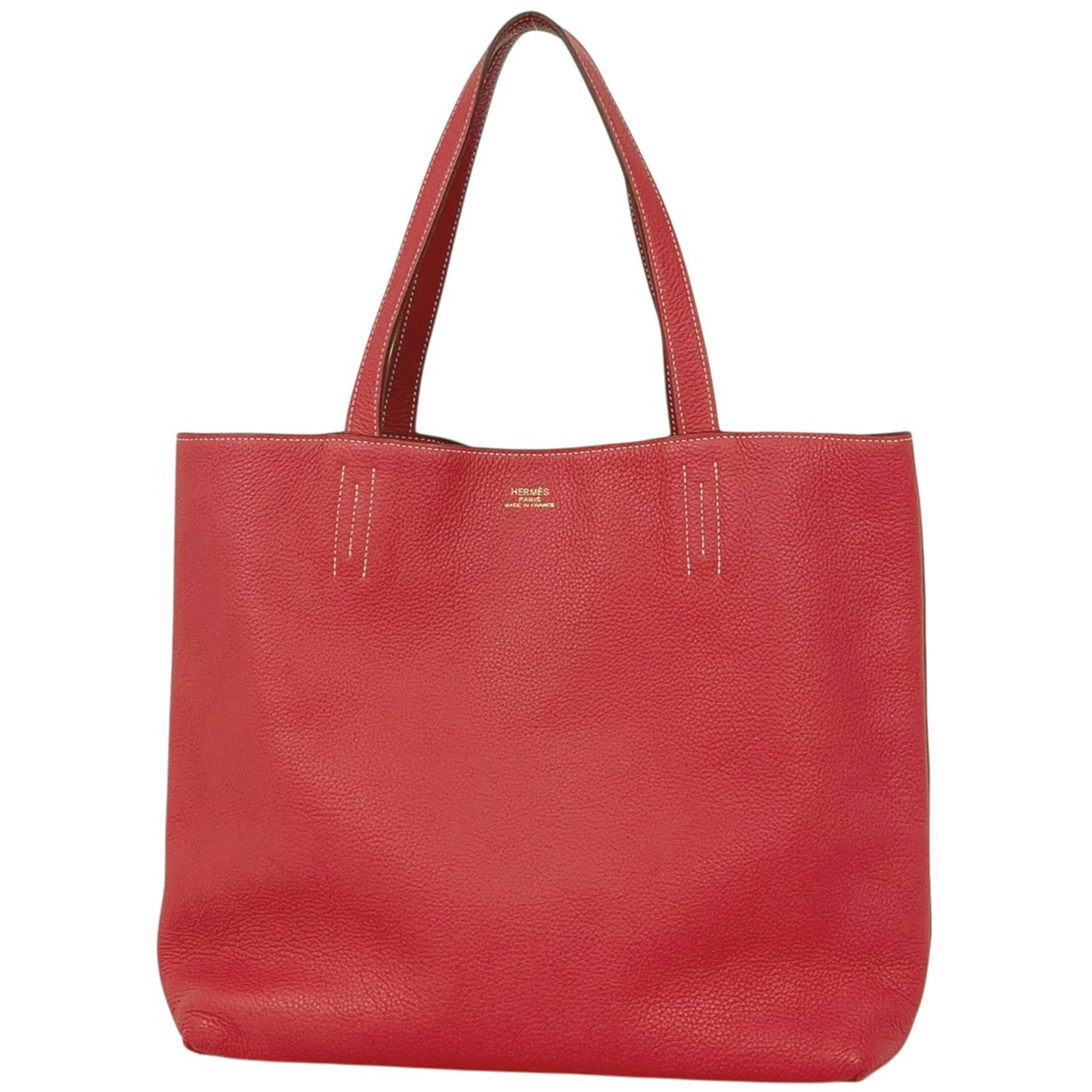 Clemence Leather Shoulder Bag Tote Bag Taurillon Hermes (1 of 12)