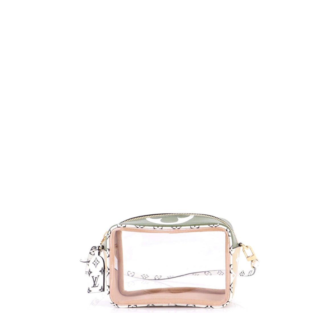 Limited Edition Giant Colored Monogram Beach Pouch by Louis Vuitton: Limited Edition Giant Colored Monogram Beach Pouch by Louis Vuitton Canvas Coated Pvc exterior in Green, the Limited Edition Giant Colored Monogram Beach Pouch by Louis Vuitton boasts a bold and