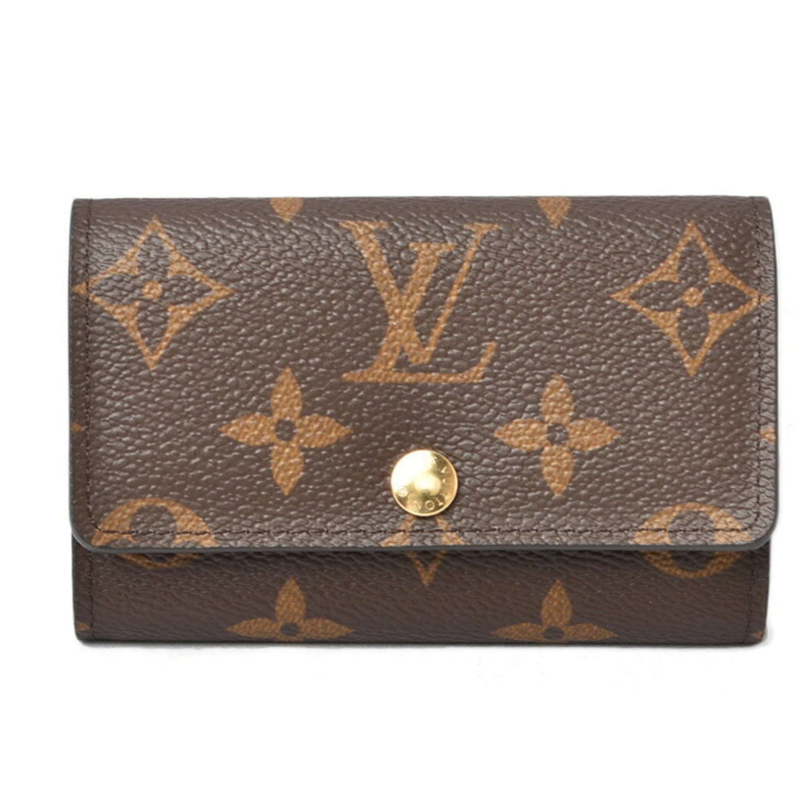 Canvas keycase monogram Louis Vuitton: Canvas keycase monogram Louis Vuitton Item Specifics: Brand: Louis Vuitton Type: Keycase Color: Brown Gender: Women,Men Material: Monogram , Canvas Size (HxWxD): 7cm x 10.5cm x 2cm / 2.75'' x 4.13'' x