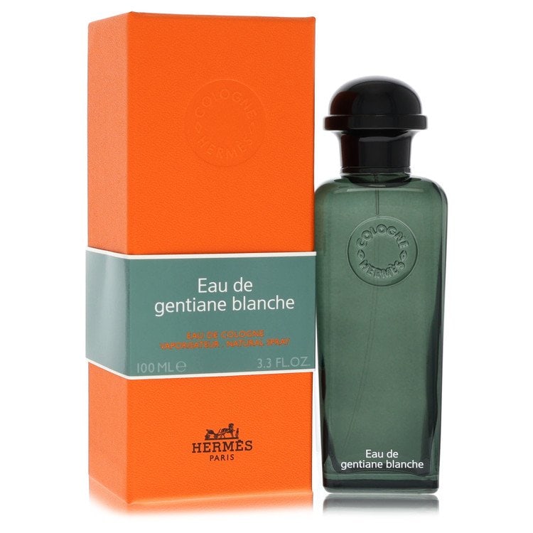 Eau De Gentiane Blanche by Hermes Eau De Cologne Spray (Unisex) 3.3 oz: Eau De Gentiane Blanche by Hermes Eau De Cologne Spray (Unisex) 3.3 oz Eau De Gentiane Blanche by Hermes Eau De Cologne Spray, created by master perfumer Jean Claude Ellena, is a daring new cologne th