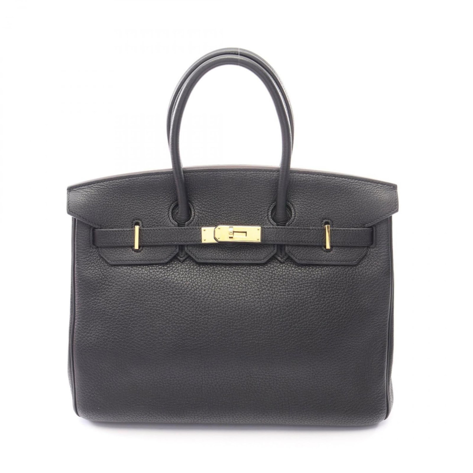 Hermes Handbag Togo Leather: Hermes Handbag Togo Leather Togo leather handbag from Hermes, featuring a classic design with clean lines and a timeless black color. Measuring 28cm x 35cm x 18cm, this bag is a compact yet stylish