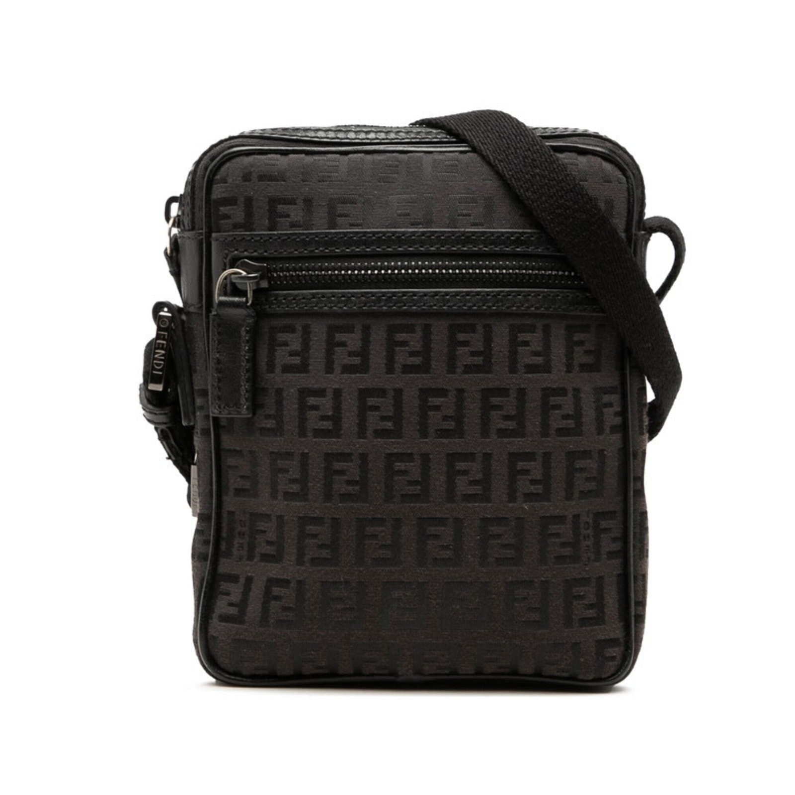 Canvas leather shoulder bag Zucchino Fendi: Canvas leather shoulder bag Zucchino Fendi Canvas leather shoulder bag Zucchino Fendi features a unique blend of materials, combining the durability of canvas with the luxurious feel of zucchino leath