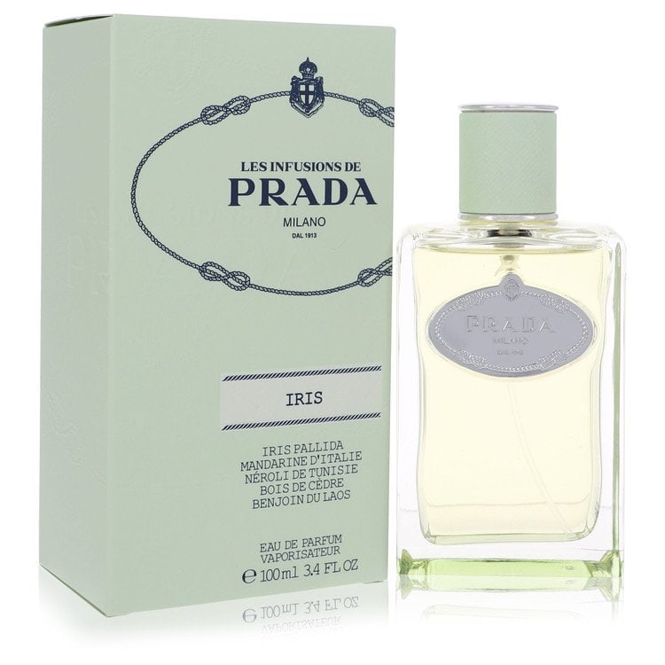 Prada Infusion D'iris by Prada Eau De Parfum Spray 3.4 oz: Prada Infusion D'iris by Prada Eau De Parfum Spray 3.4 oz Prada Infusion D'iris by Prada Eau De Parfum Spray offers a modern and elegant scent, opening with mandarin, galbanum, orange, and orange