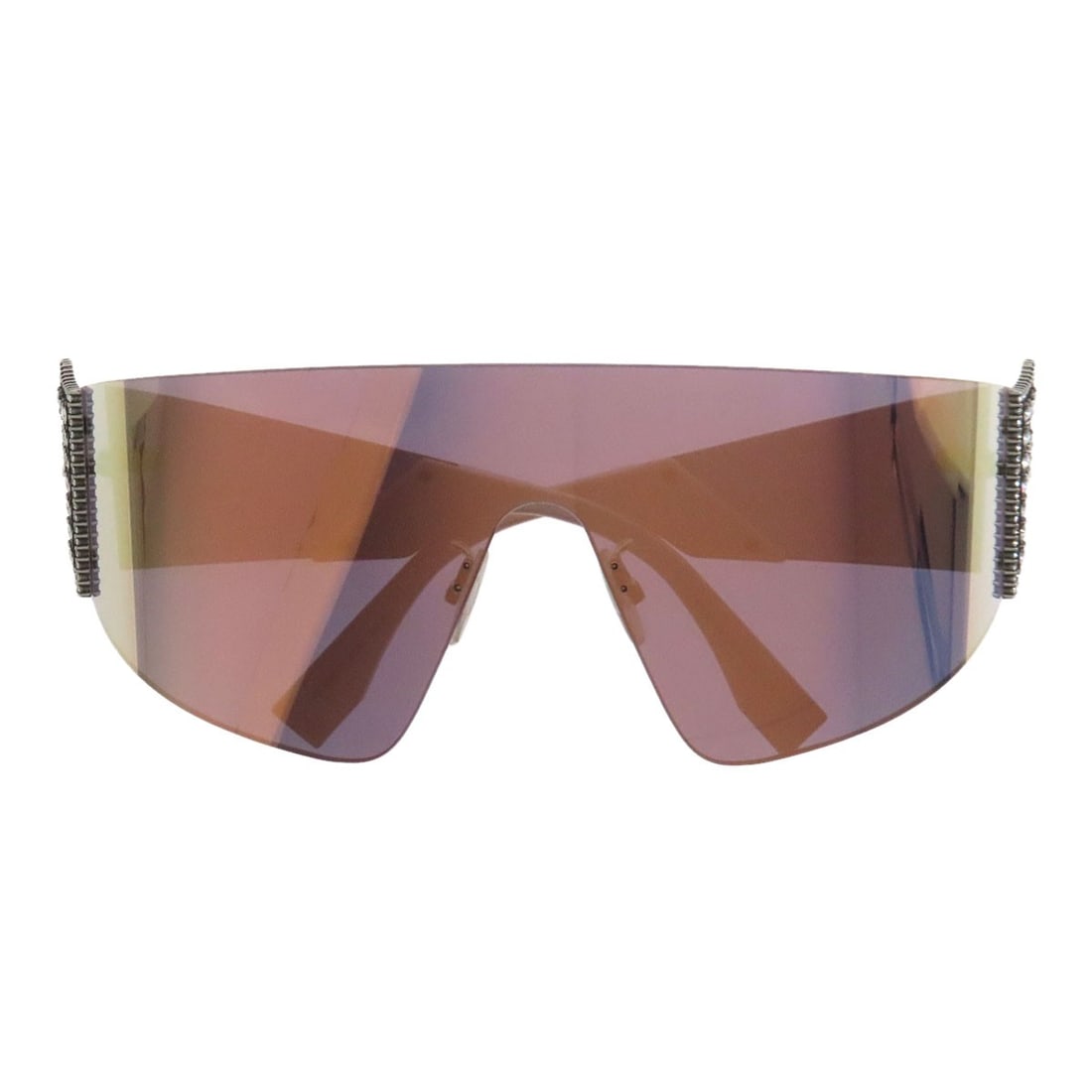 Logo Rhinestone Sunglasses Fendi Ff Plastic (1 of 14)