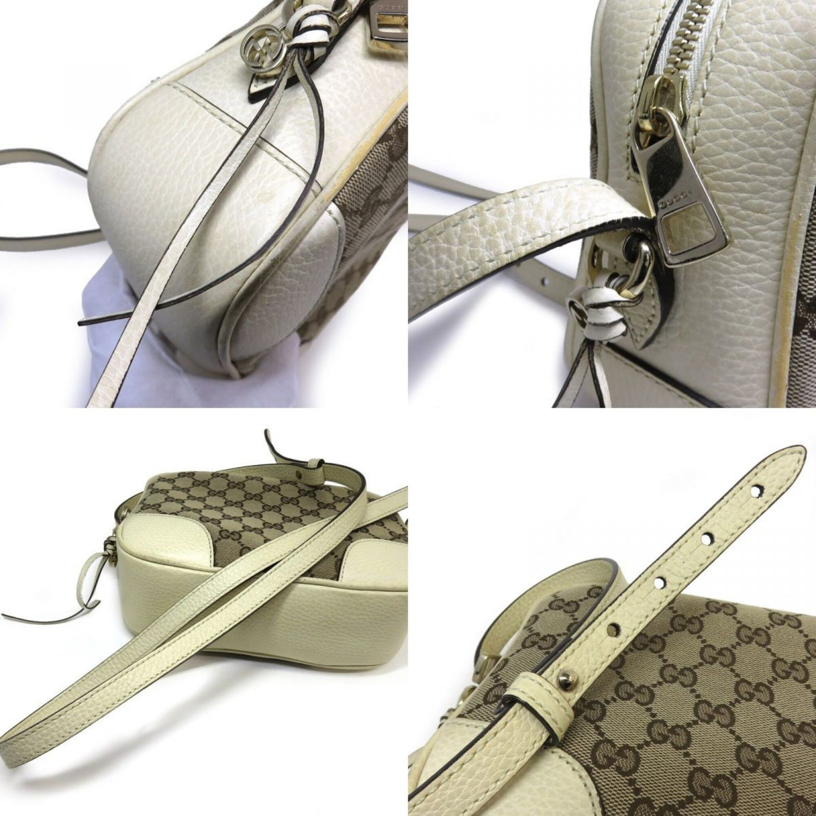 Canvas bag Gucci shoulder - 9