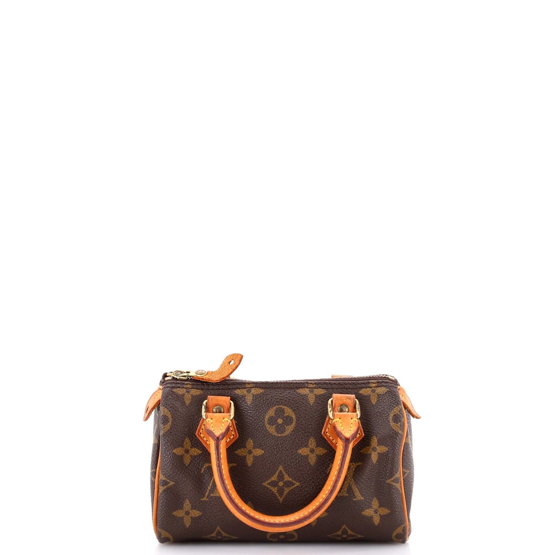 Louis Vuitton Speedy Mini HL Handbag Monogram Canvas: Louis Vuitton Speedy Mini HL Handbag Monogram Canvas Brown Louis Vuitton Speedy Mini HL Handbag Monogram Canvas with heavy edge wear, corner wear, and scuffs, featuring a classic top handle design. Th