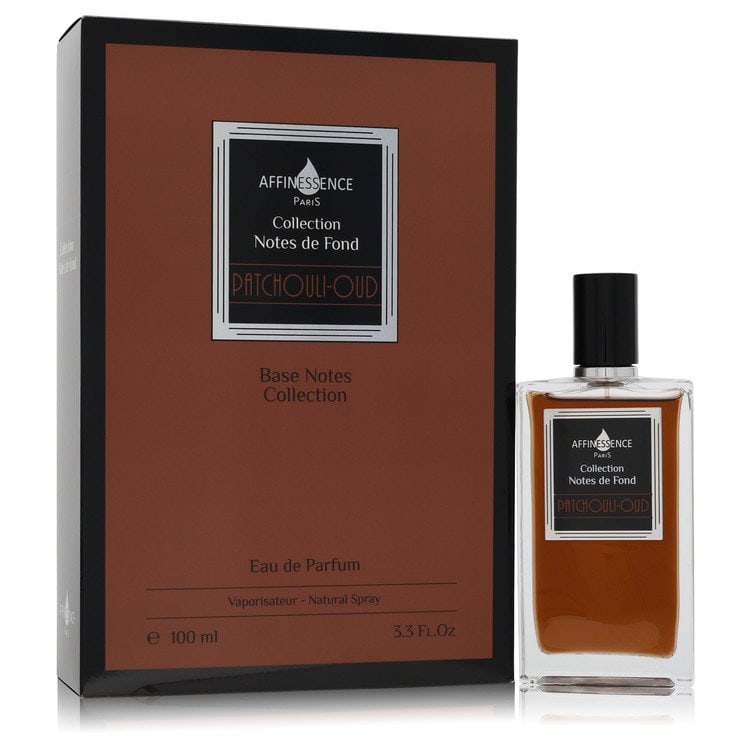 Patchouli Oud by Affinessence Eau De Parfum Spray (Unisex) 3.4 oz: Patchouli Oud by Affinessence Eau De Parfum Spray (Unisex) 3.4 oz Patchouli Oud by Affinessence Eau De Parfum Spray (Unisex) 3.4 oz features patchouli essence and Indonesian oud, blending woody, earth