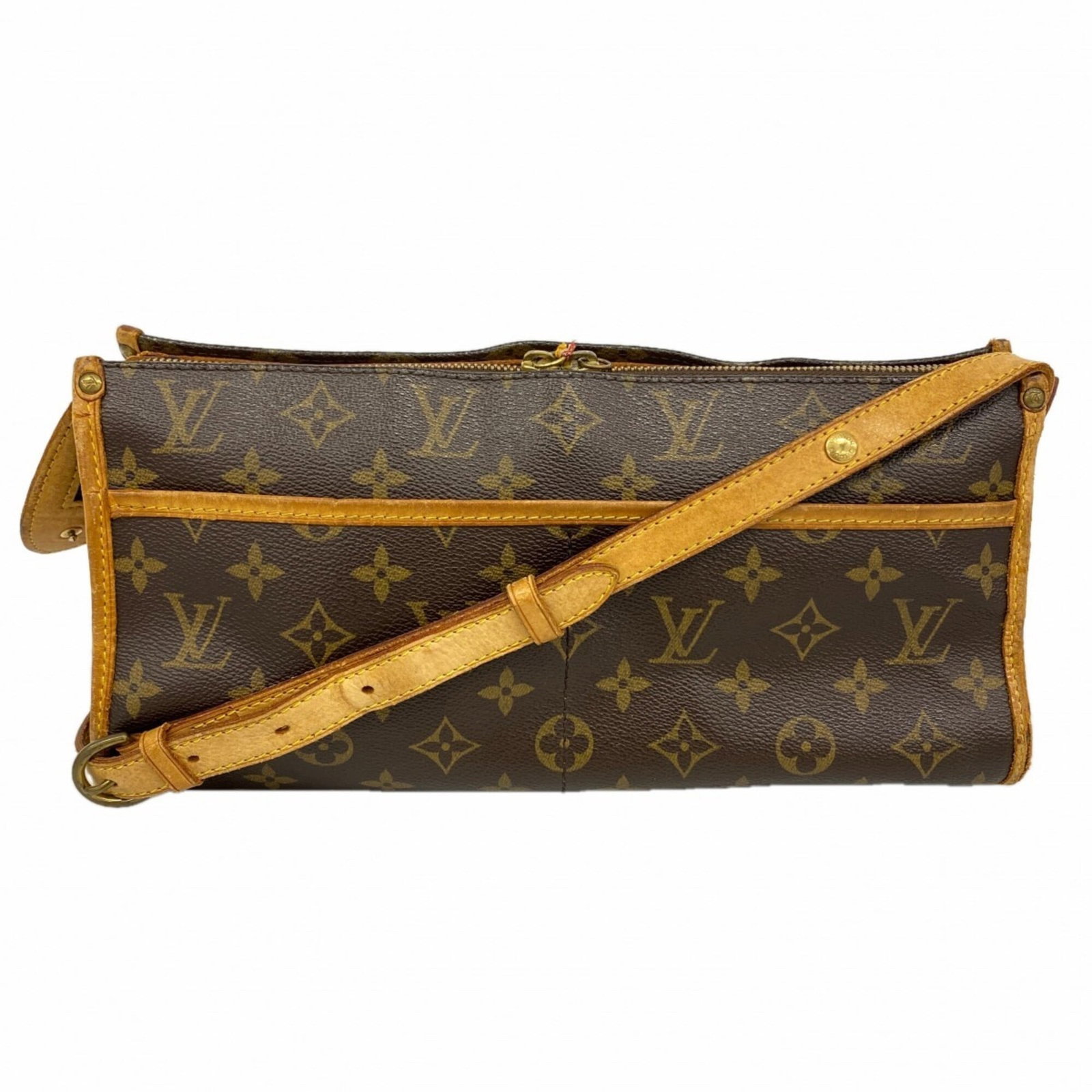 Shoulder Bag By Louis Vuitton: Shoulder Bag By Louis Vuitton Brown Louis Vuitton shoulder bag with dimensions 14cm x 31cm x 11cm. This stylish bag features the classic design and signature monogram pattern of Louis Vuitton, making 