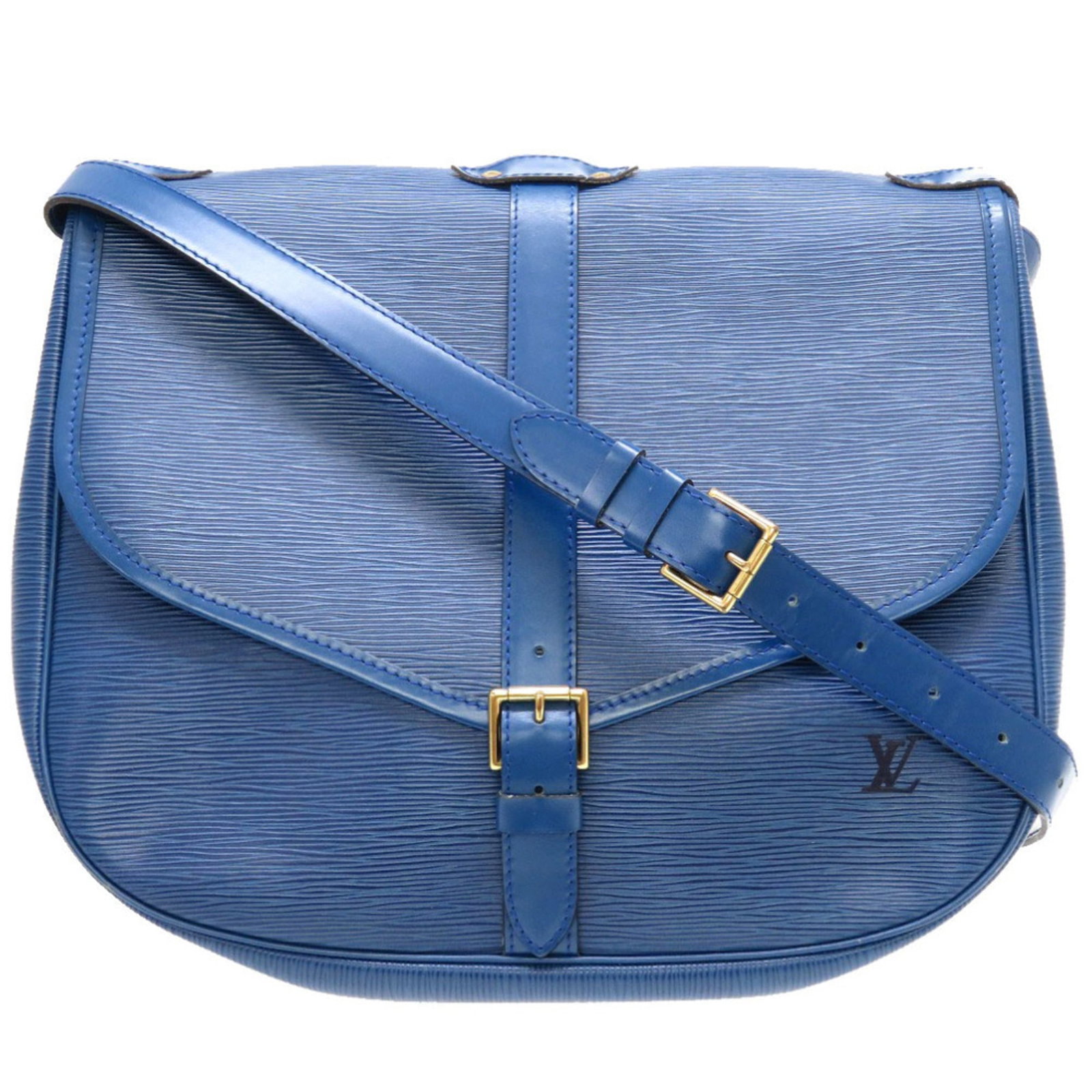 Louis Vuitton Shoulder Bag Epi Leather: Louis Vuitton Shoulder Bag Epi Leather Blue Louis Vuitton Epi Leather Shoulder Bag. Made from high-quality Epi leather, this shoulder bag features gold hardware and an open pocket for added functional